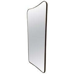 Fontana Arte Specchio Ottone Legno Vetro, 1940, Italia