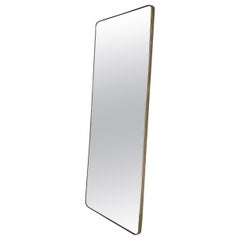 FONTANA ARTE MIRROR BRASS WOOD GLASS 1940 Italy