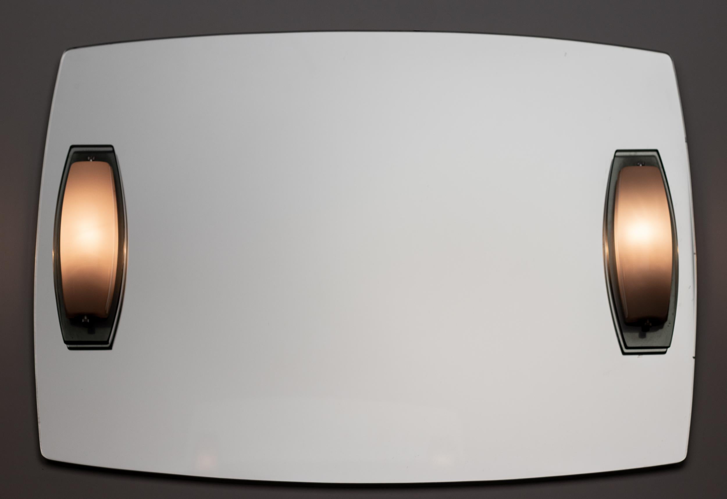 Fontana Arte Mirror by Max Ingrand  For Sale 4