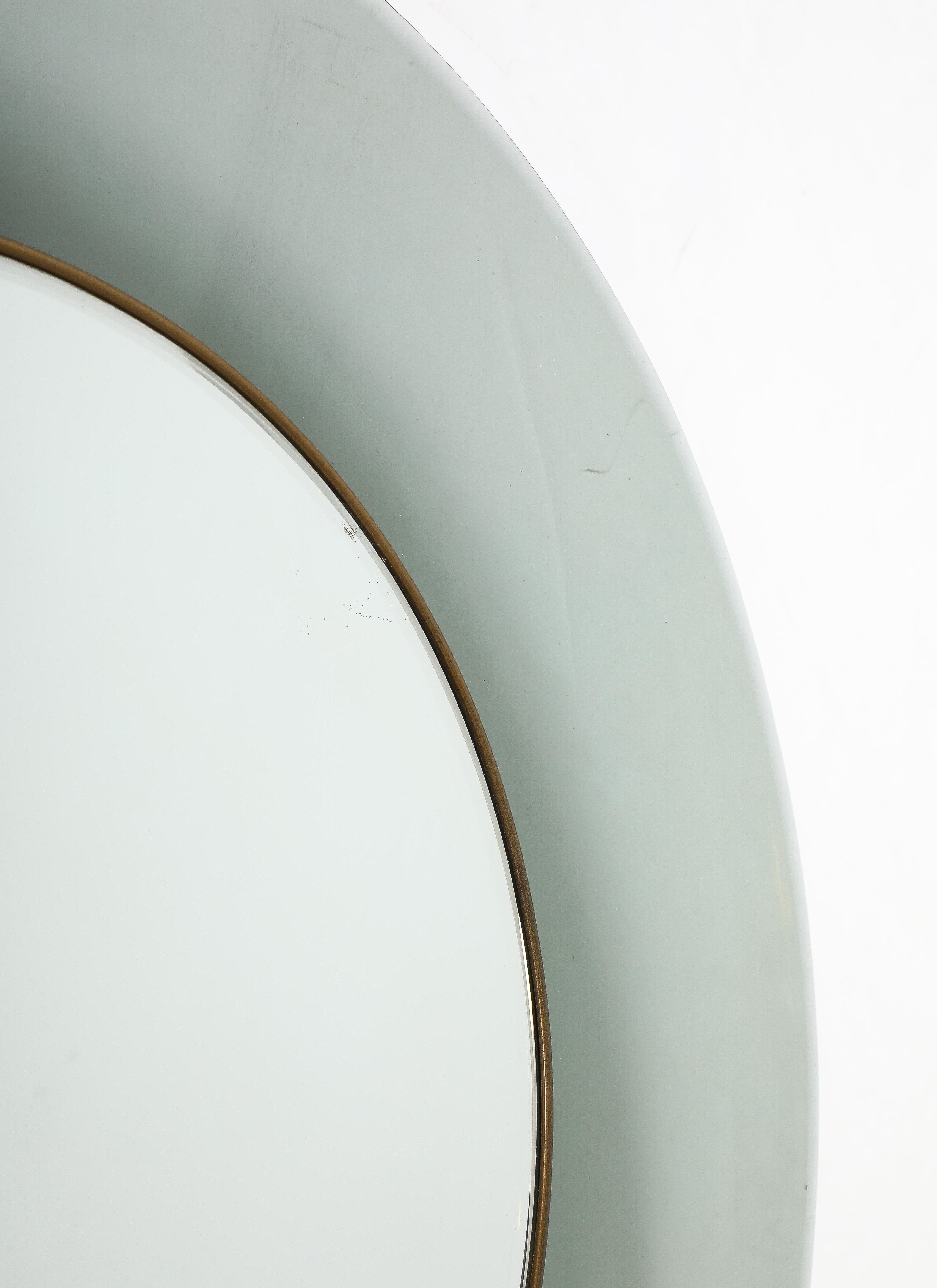 Fontana Arte Mirror Model 1669, Italy, 1963 In Good Condition For Sale In New York, NY