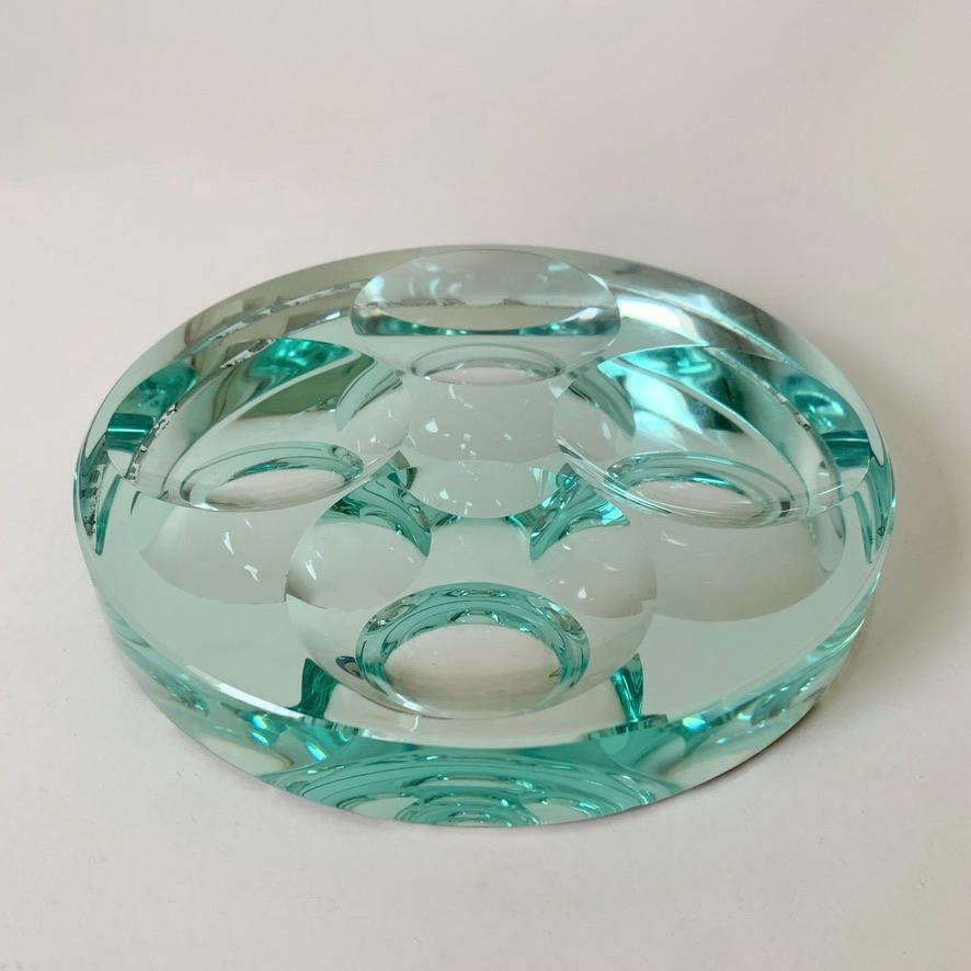 Vide Poche de cristal espejado Fontana Arte, 1950, Italia. en venta 4
