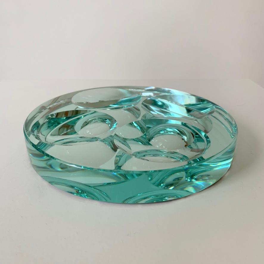 Vide Poche de cristal espejado Fontana Arte, 1950, Italia. Moderno de mediados de siglo en venta