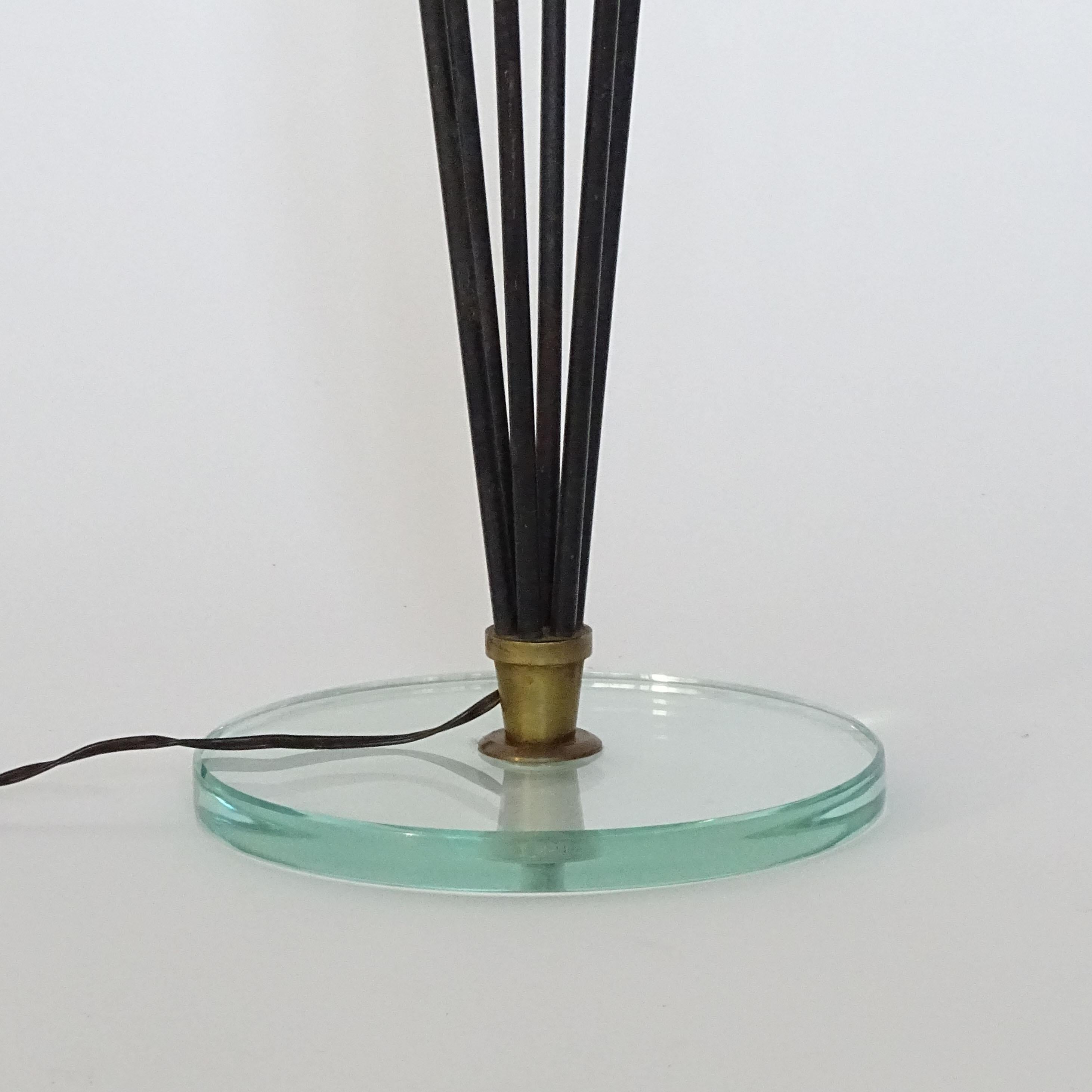 Metal Fontana Arte Model 1959 Table Lamp, Italy, 1950s For Sale