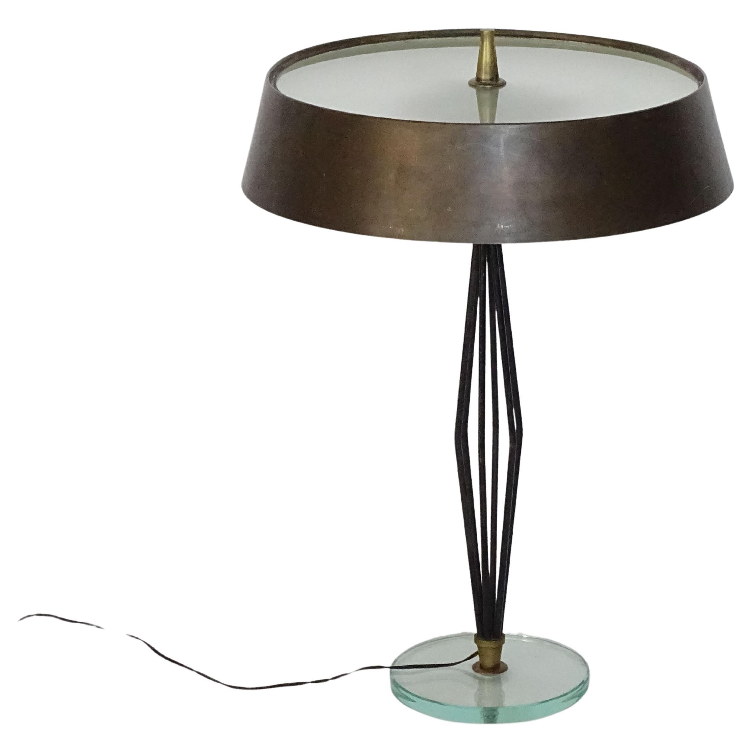 Lampe de bureau Fontana Arte modèle 1959, Italie, années 1950
