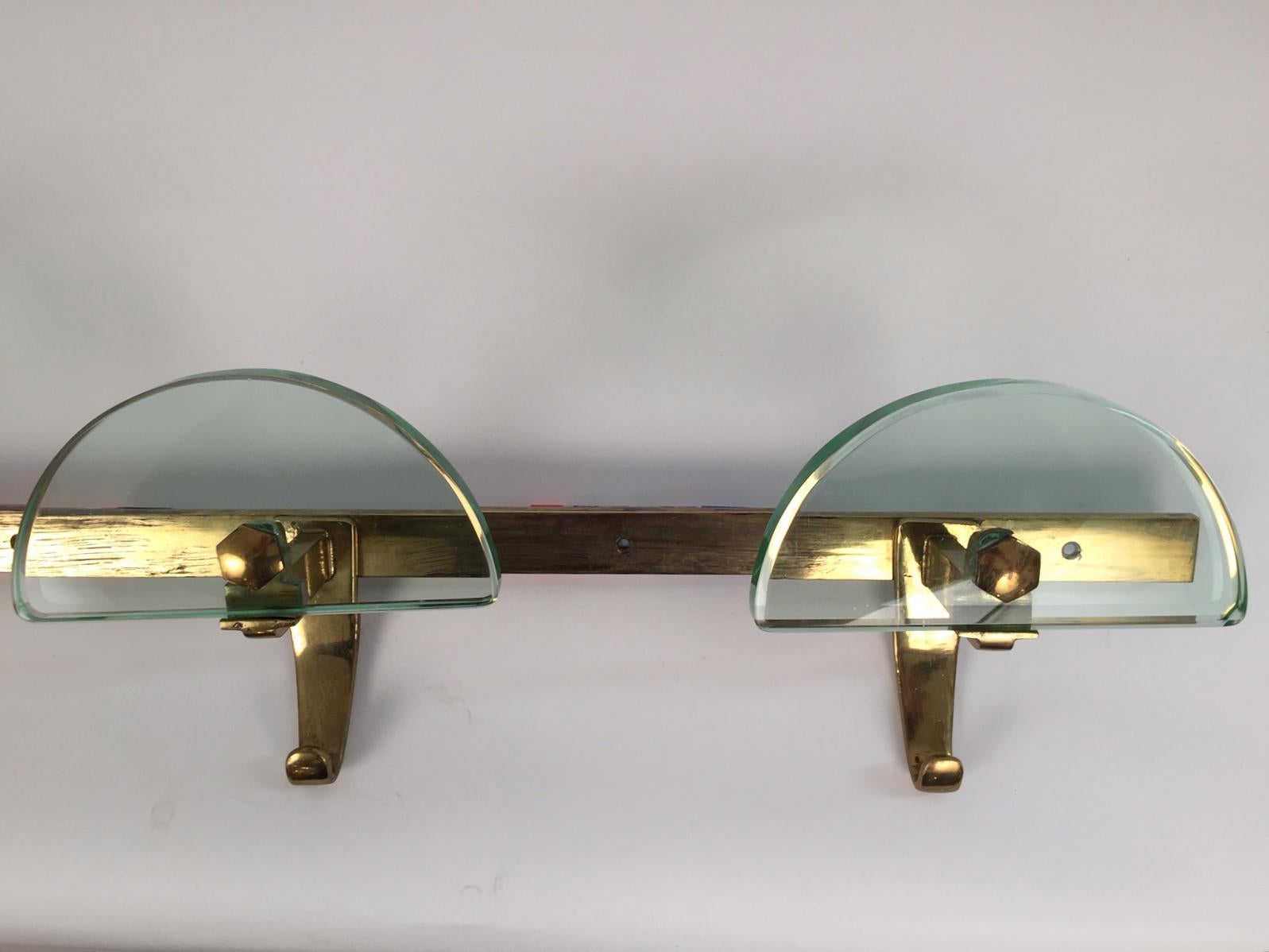 Fontana Arte Mounted Coat Rack In Good Condition In Madrid, ES
