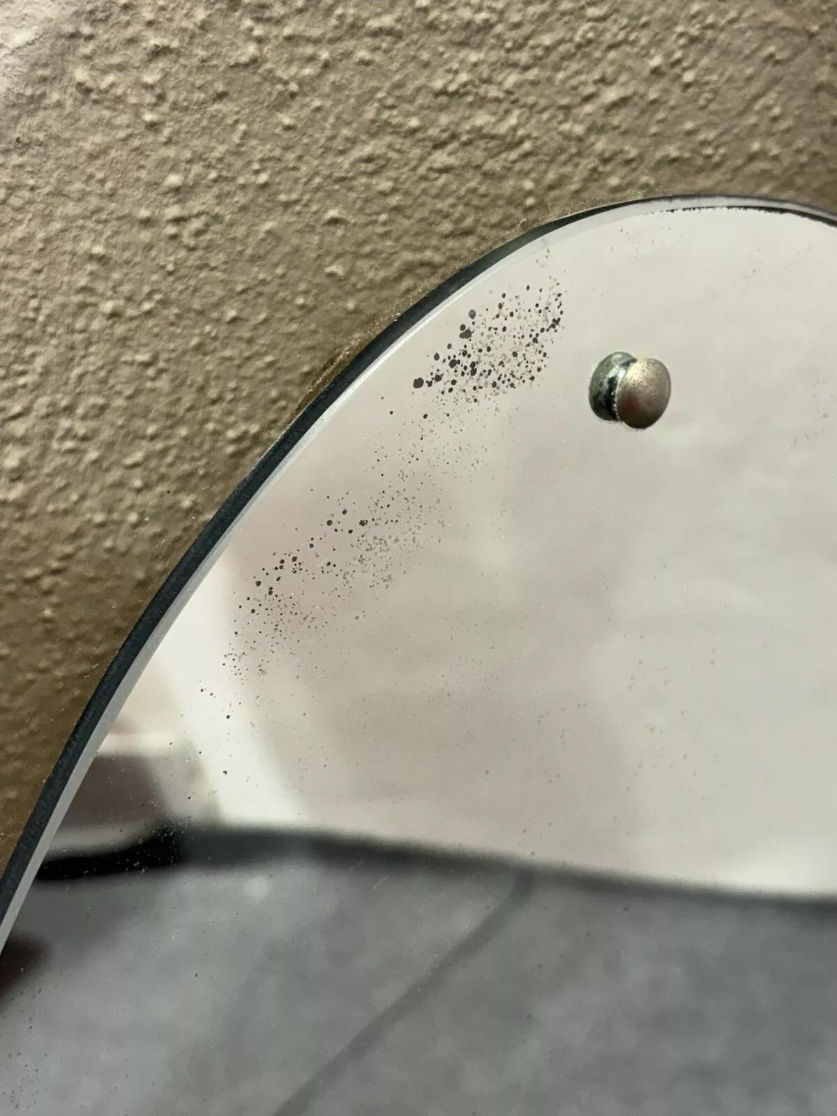 Miroir ovale Fontana Arte Design 1960's Bon état - En vente à Taranto, IT