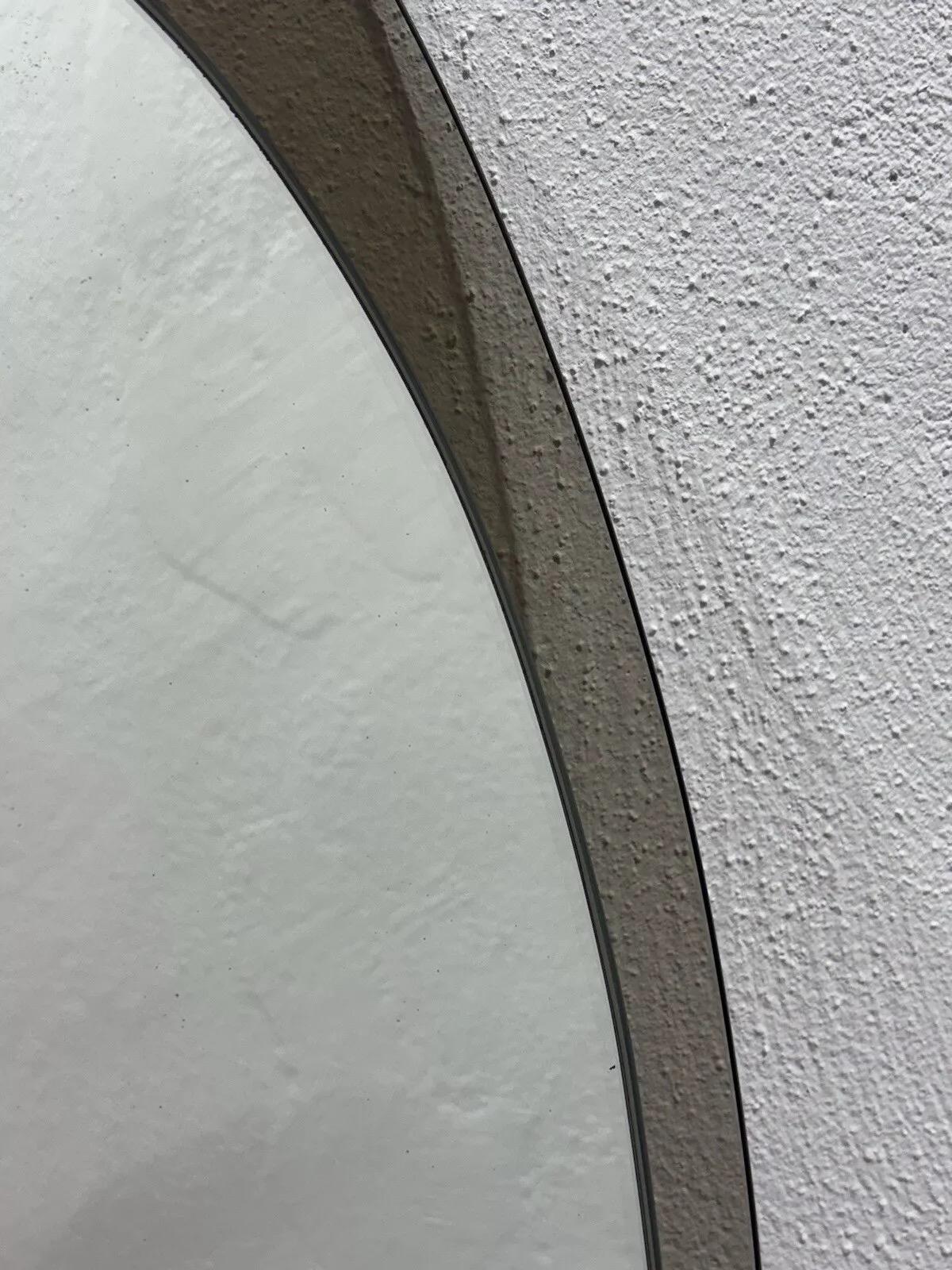 Verre Miroir ovale Fontana Arte Design 1960's en vente