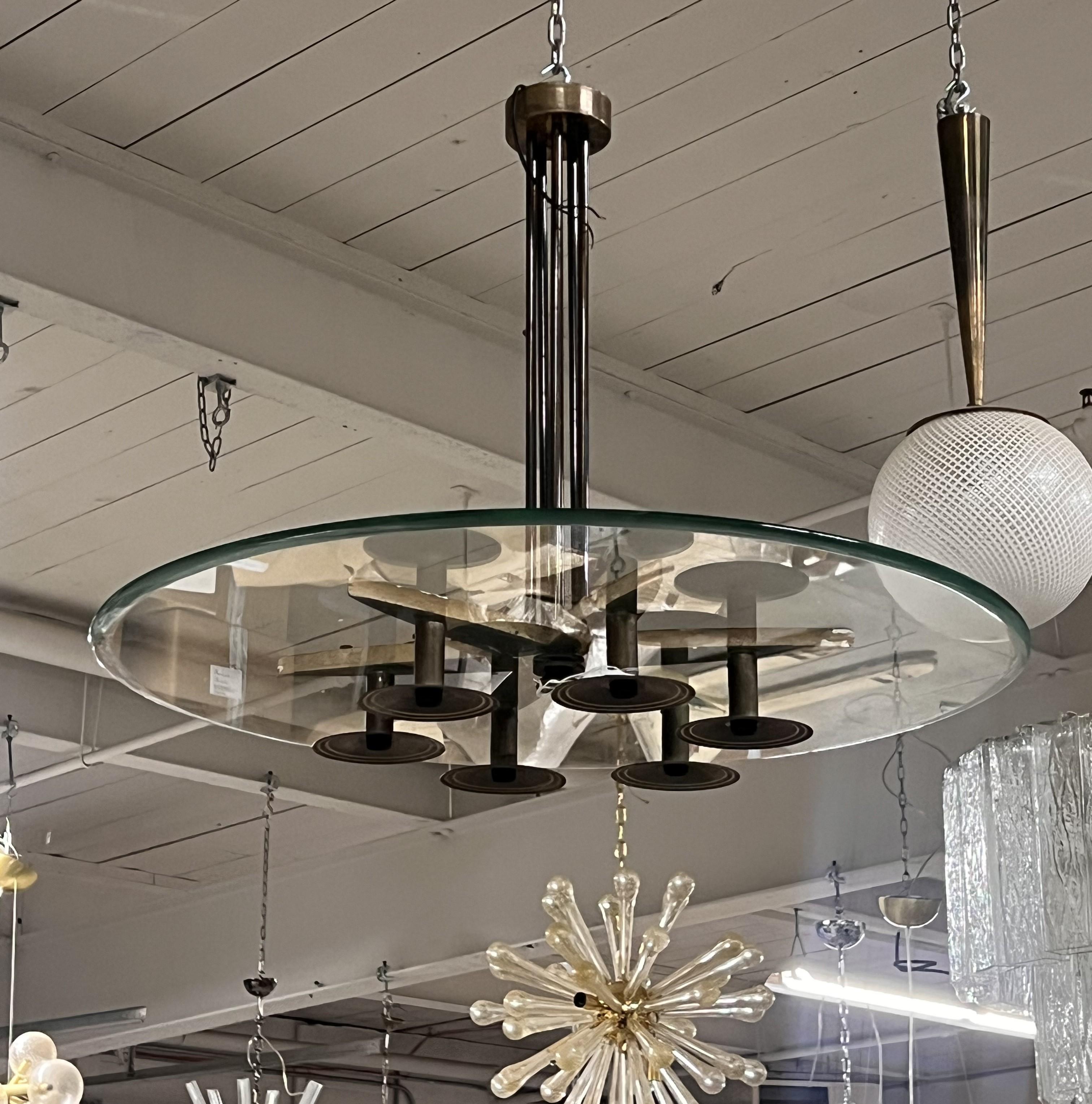 Lampada a sospensione Fontana Arte in vendita 1