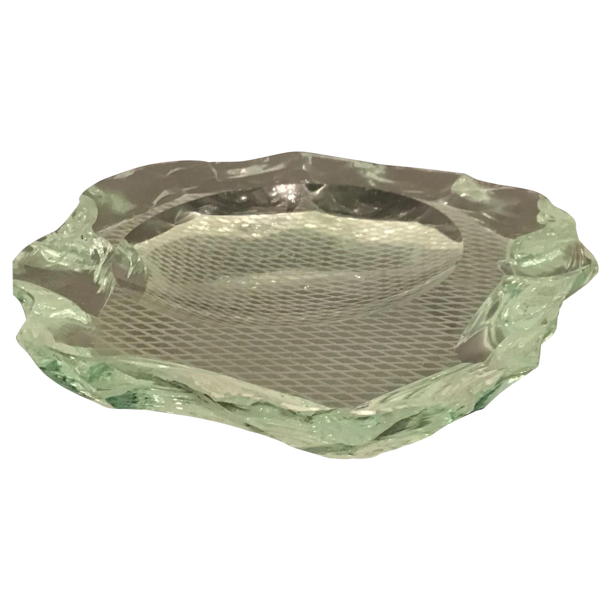 Fontana Arte Pietro Chiesa Ashtray/Empty Pockets Glass, 1950, Italy