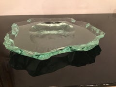 Fontana Arte Pietro Chiesa Empty Pockets/Ashtray/Centerpiece Glass, 1950, Italy