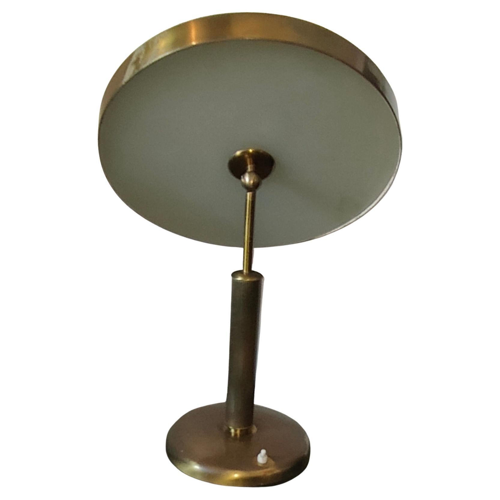 Other Fontana Arte “Pietro Chiesa “ Table Lamp Brass Glass, 1940 For Sale