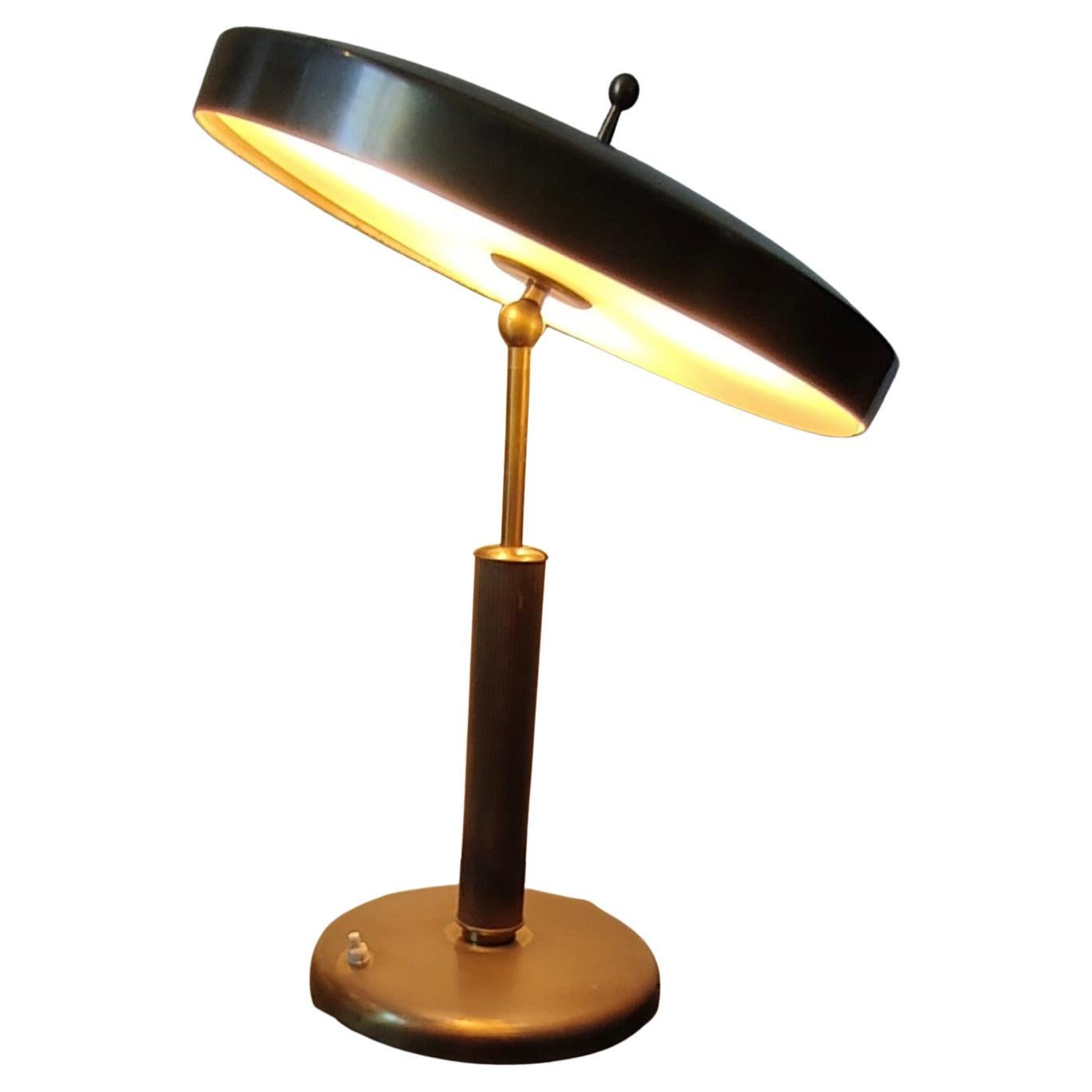 Fontana Arte “Pietro Chiesa “ Table Lamp Brass Glass, 1940 In Excellent Condition For Sale In Milano, IT