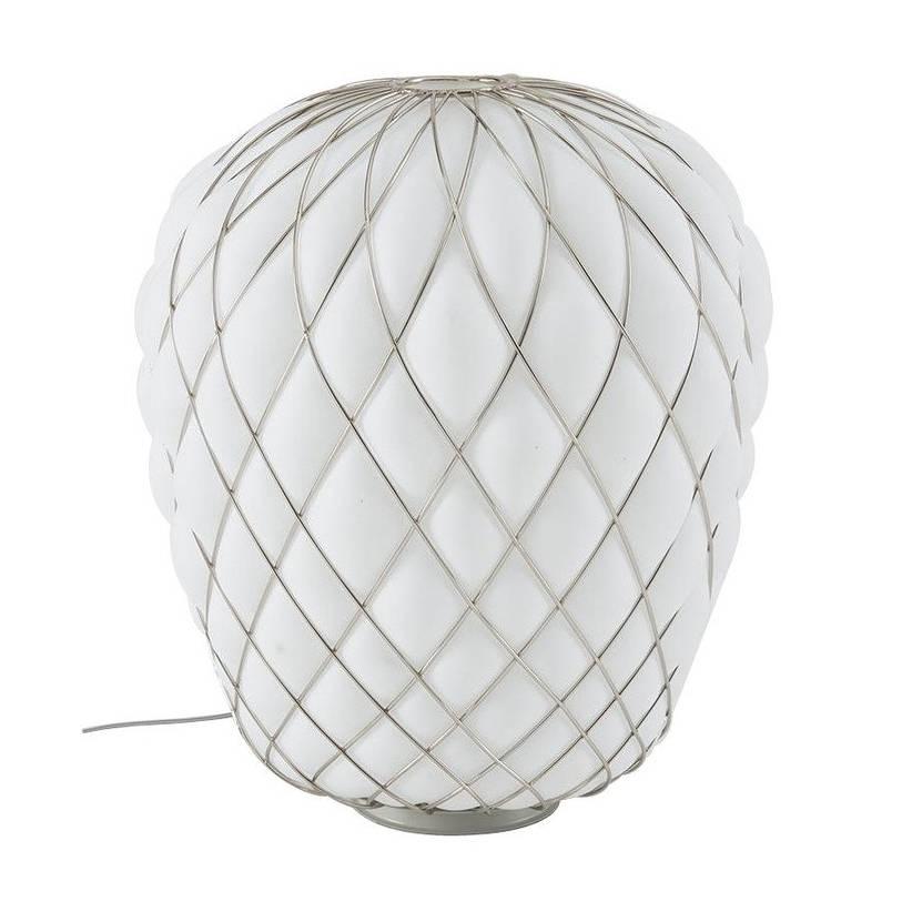 Fontana Arte "Pinecone" Small Blown Glass Table Lamp Designed by Paola Navone