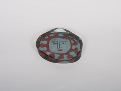 Fontana Arte reverse painted glass dish