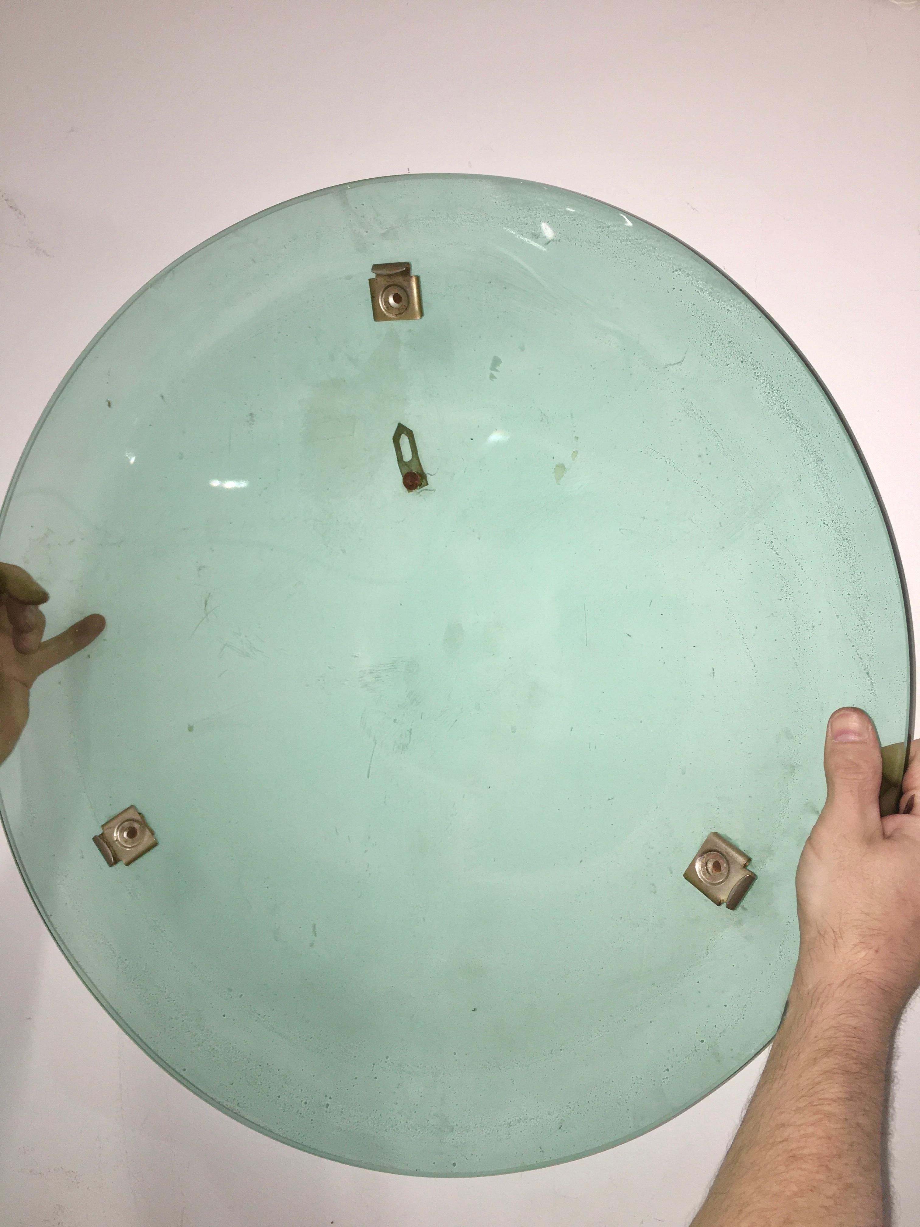 Specchio rotondo Fontana Arte in vendita 4