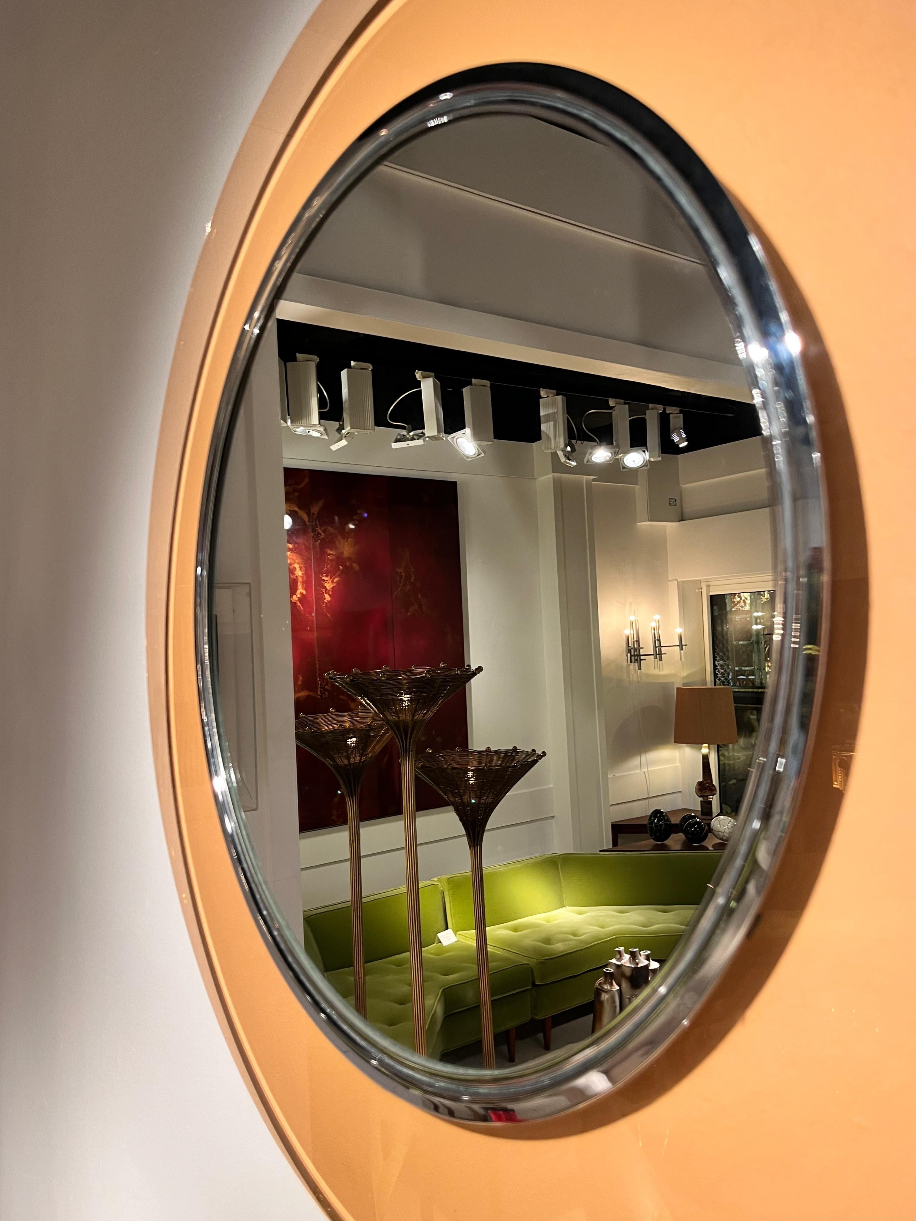 Miroir rond Fontana Arte modèle 1669 de Max Ingrand, années 1960, Italie en vente 3