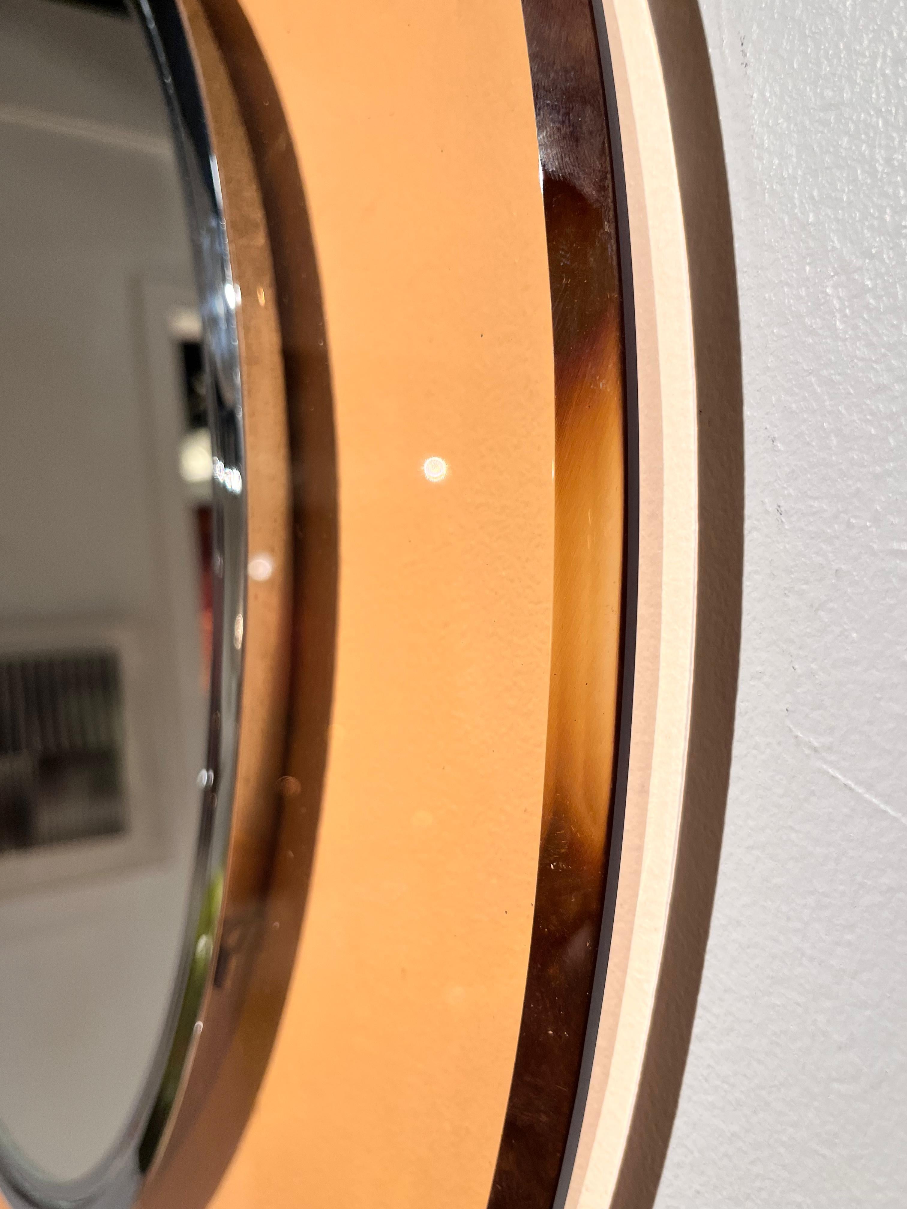Miroir rond Fontana Arte modèle 1669 de Max Ingrand, années 1960, Italie en vente 7