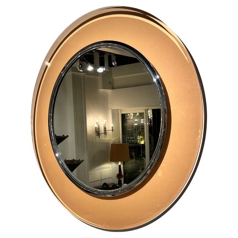 Mid-Century Modern Miroir rond Fontana Arte modèle 1669 de Max Ingrand, années 1960, Italie en vente