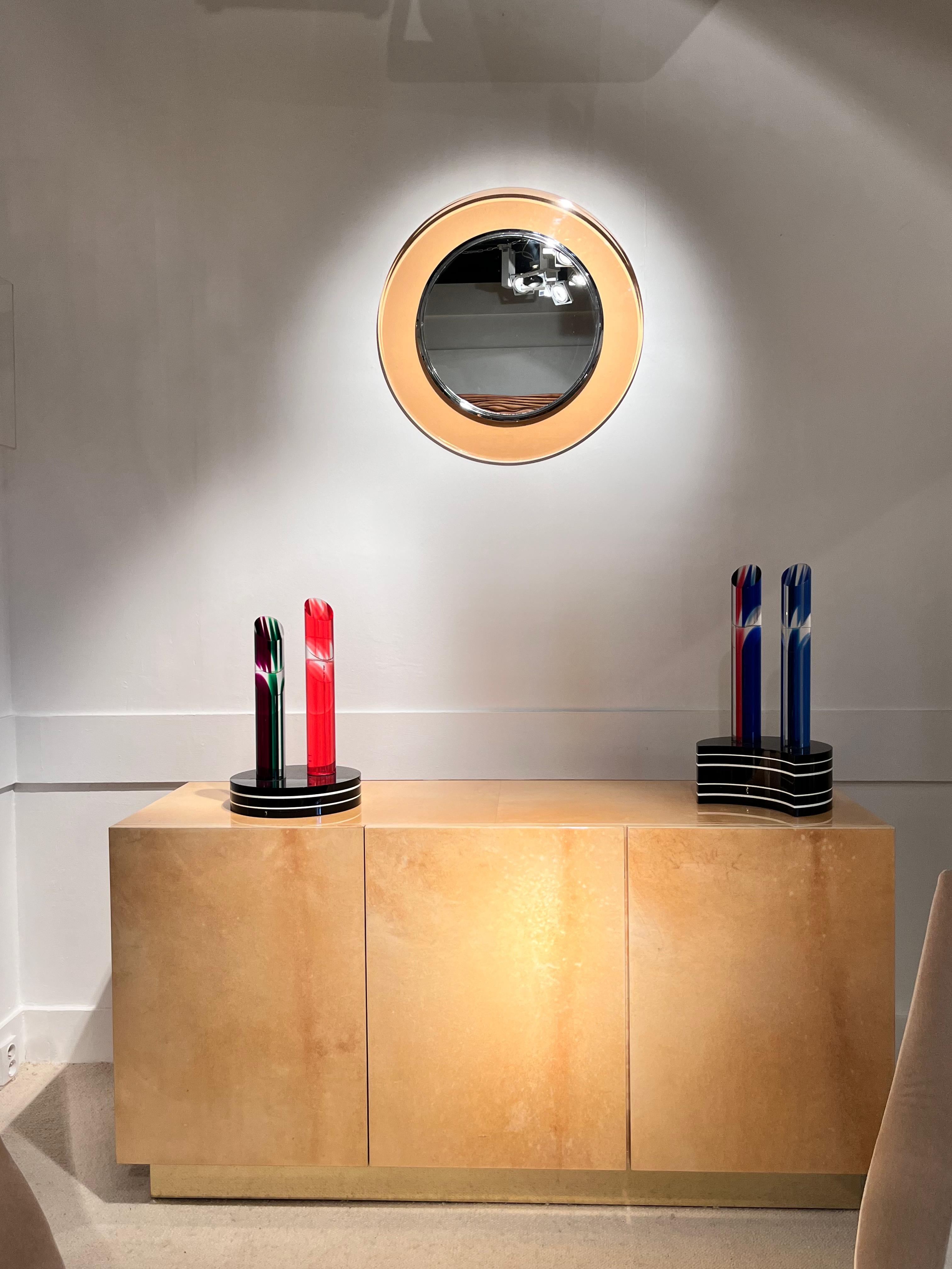 Miroir rond Fontana Arte modèle 1669 de Max Ingrand, années 1960, Italie en vente 2