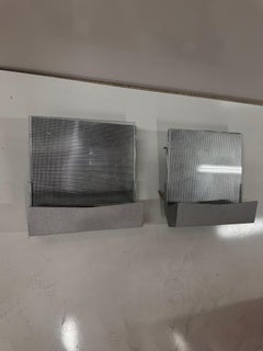 Fontana Arte - Lampade,  Model Diamond 2762.   3 paia disponibili