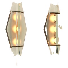 Fontana Arte Sconces by Max Ingrand Model 1937
