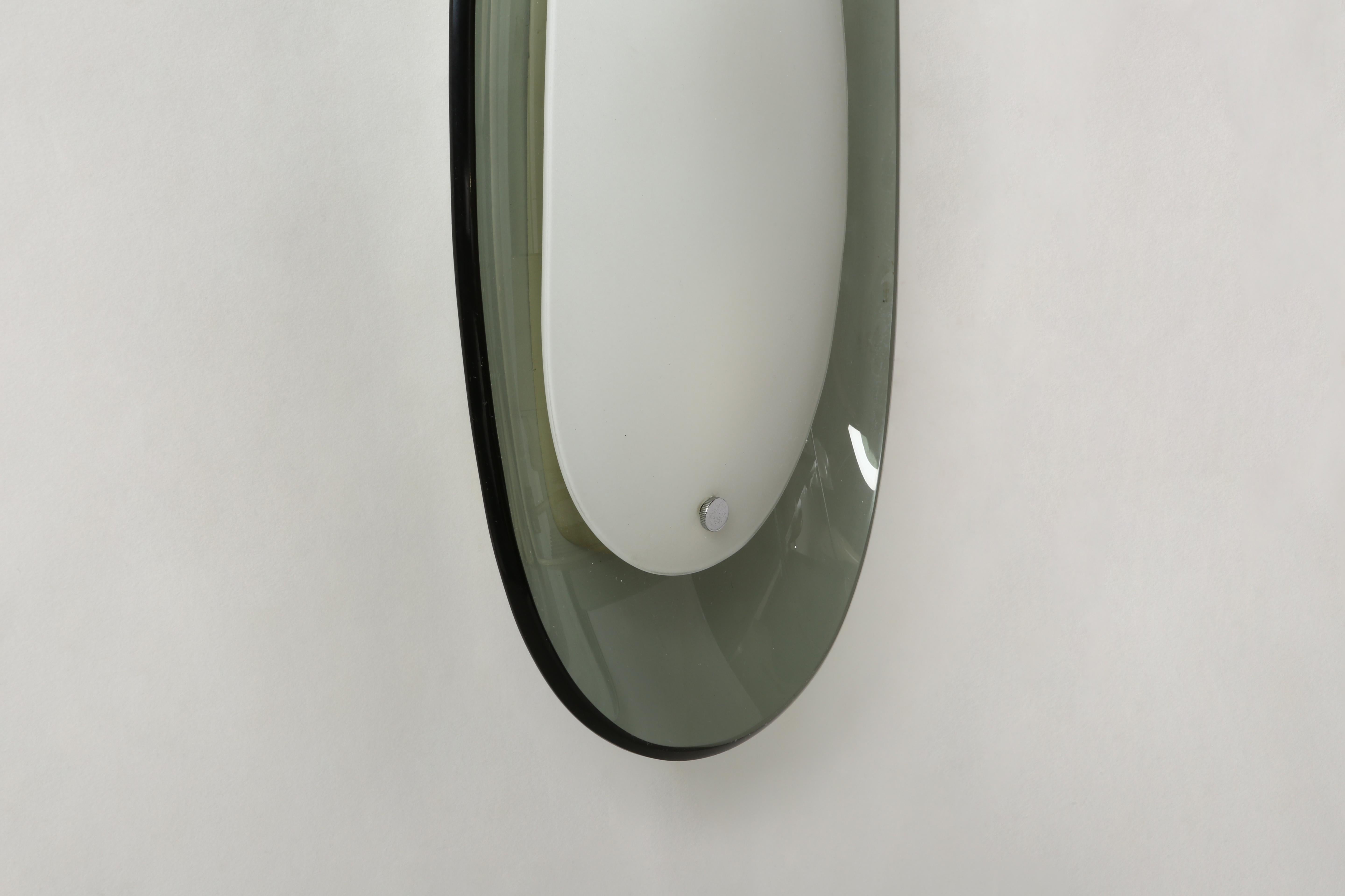 Fontana Arte sconces model 1941 set of 2, Italy circa 1960s For Sale 2