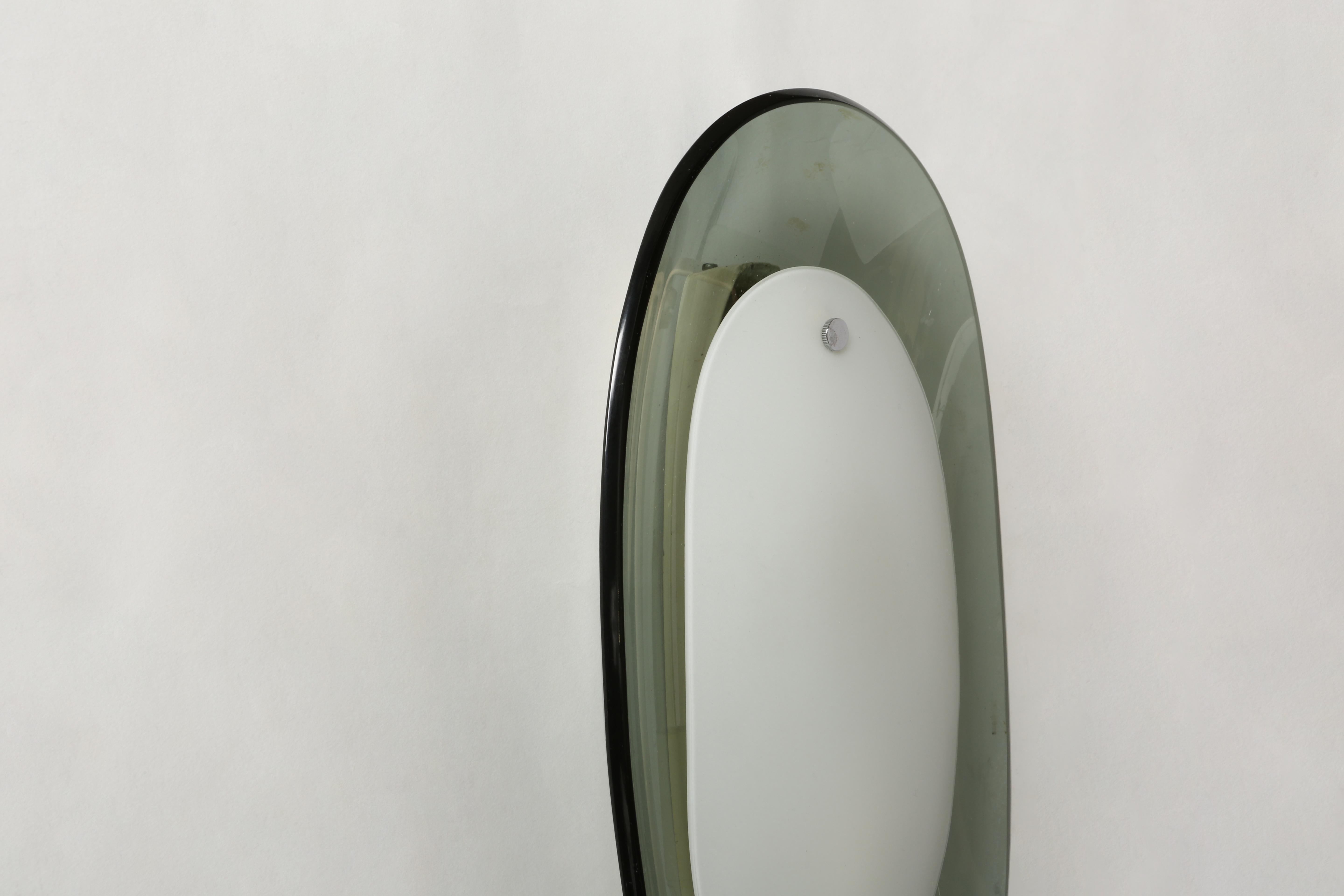 Fontana Arte sconces model 1941 set of 2, Italy circa 1960s For Sale 3