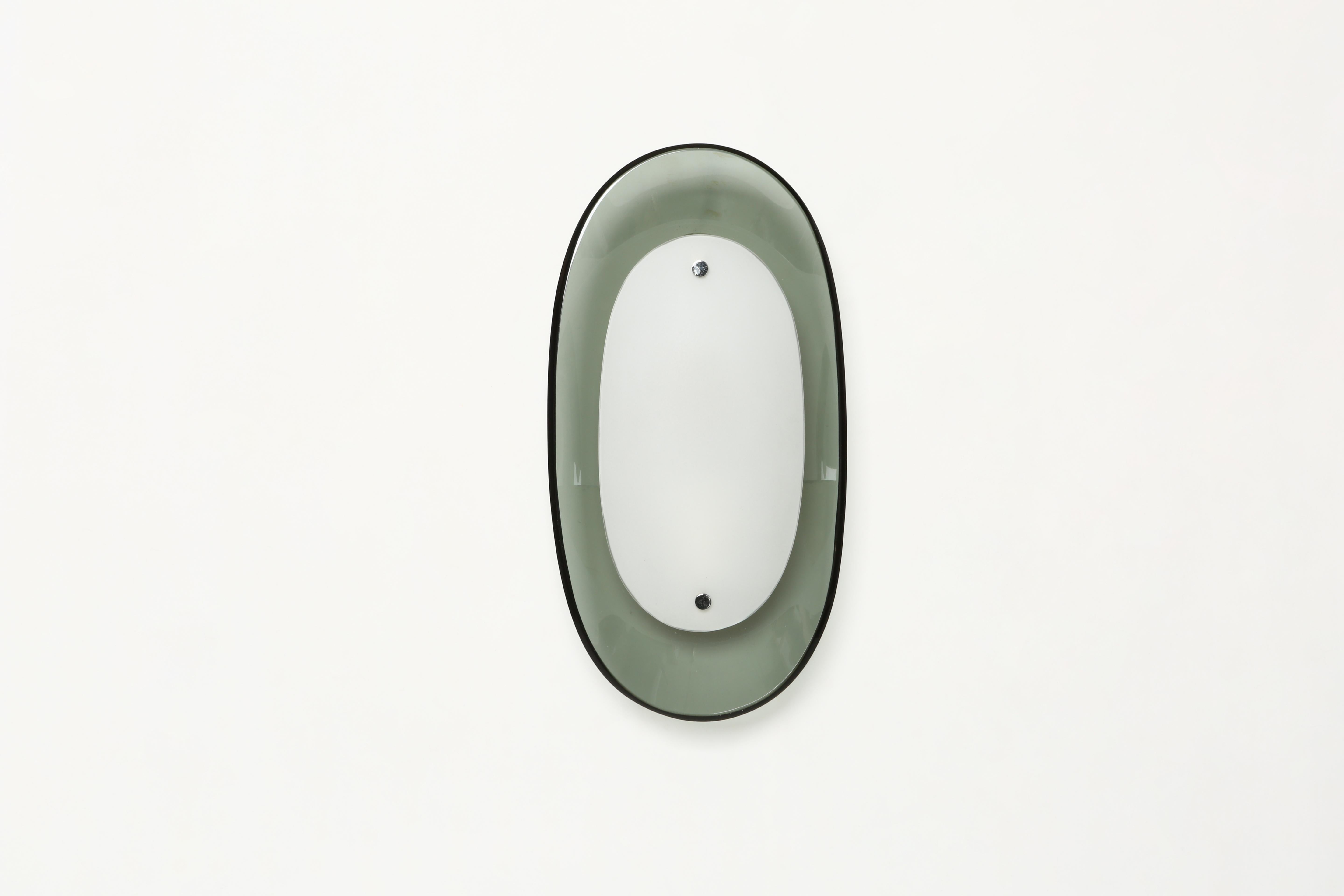 Mid-Century Modern Fontana Arte sconces model 1941 set of 2, Italy circa 1960s For Sale