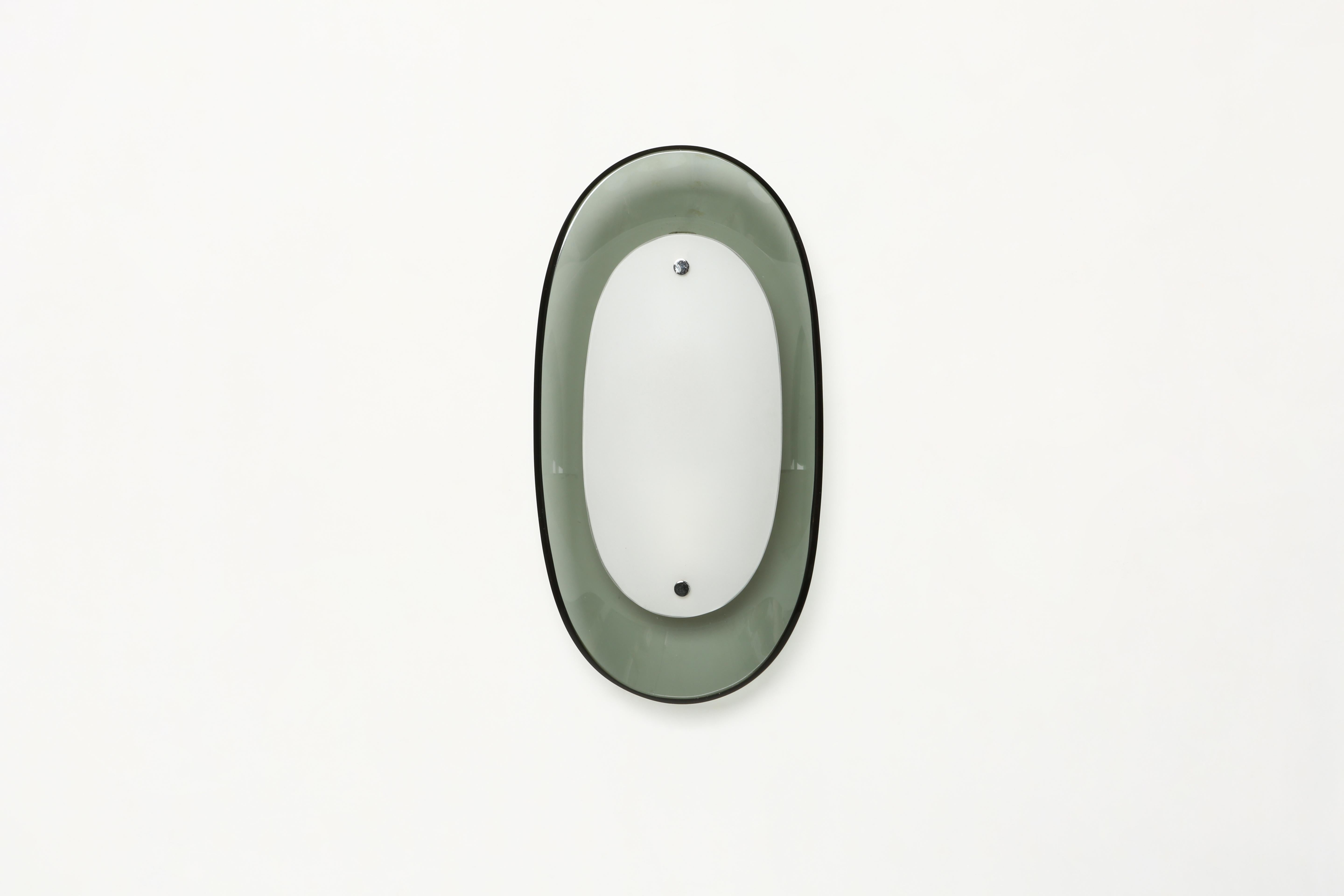 Enameled Fontana Arte sconces model 1941 set of 2, Italy circa 1960s For Sale