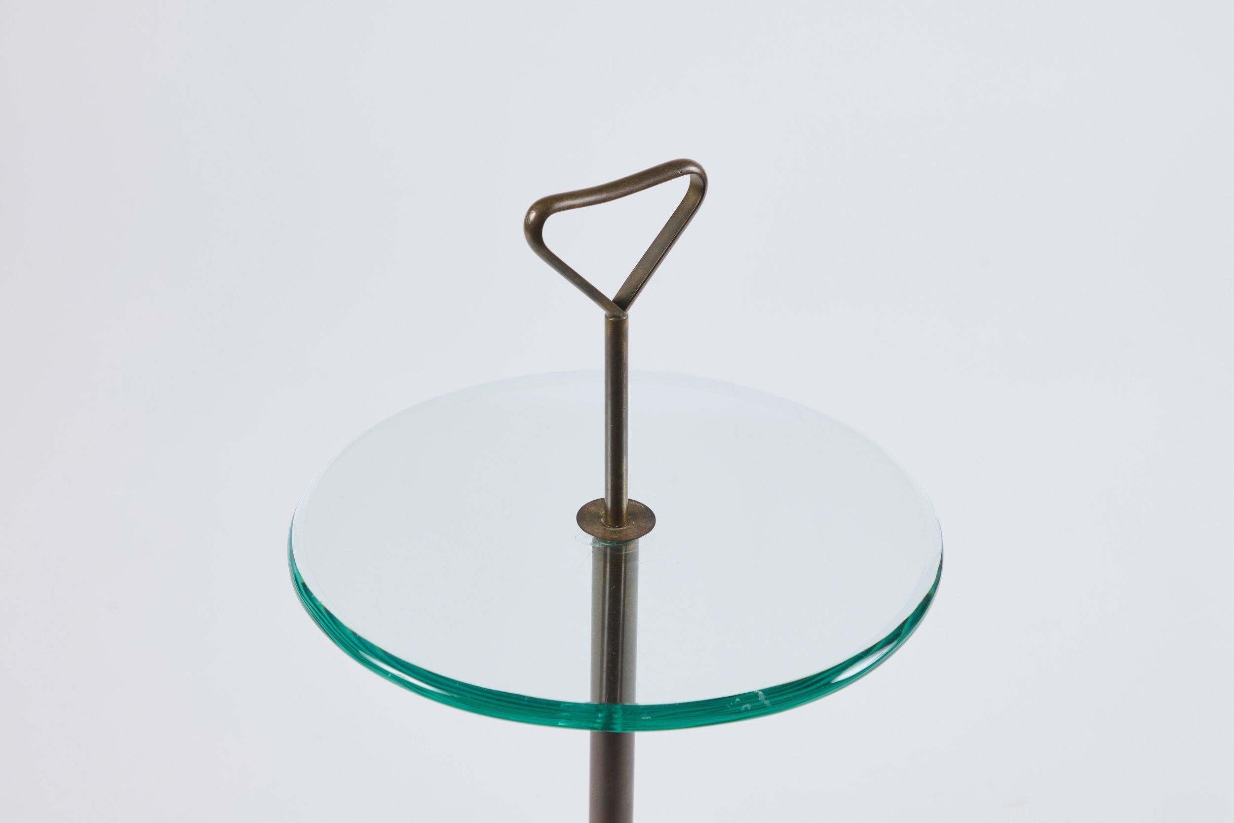 Italian Fontana Arte Side Table by Cesare Lacca