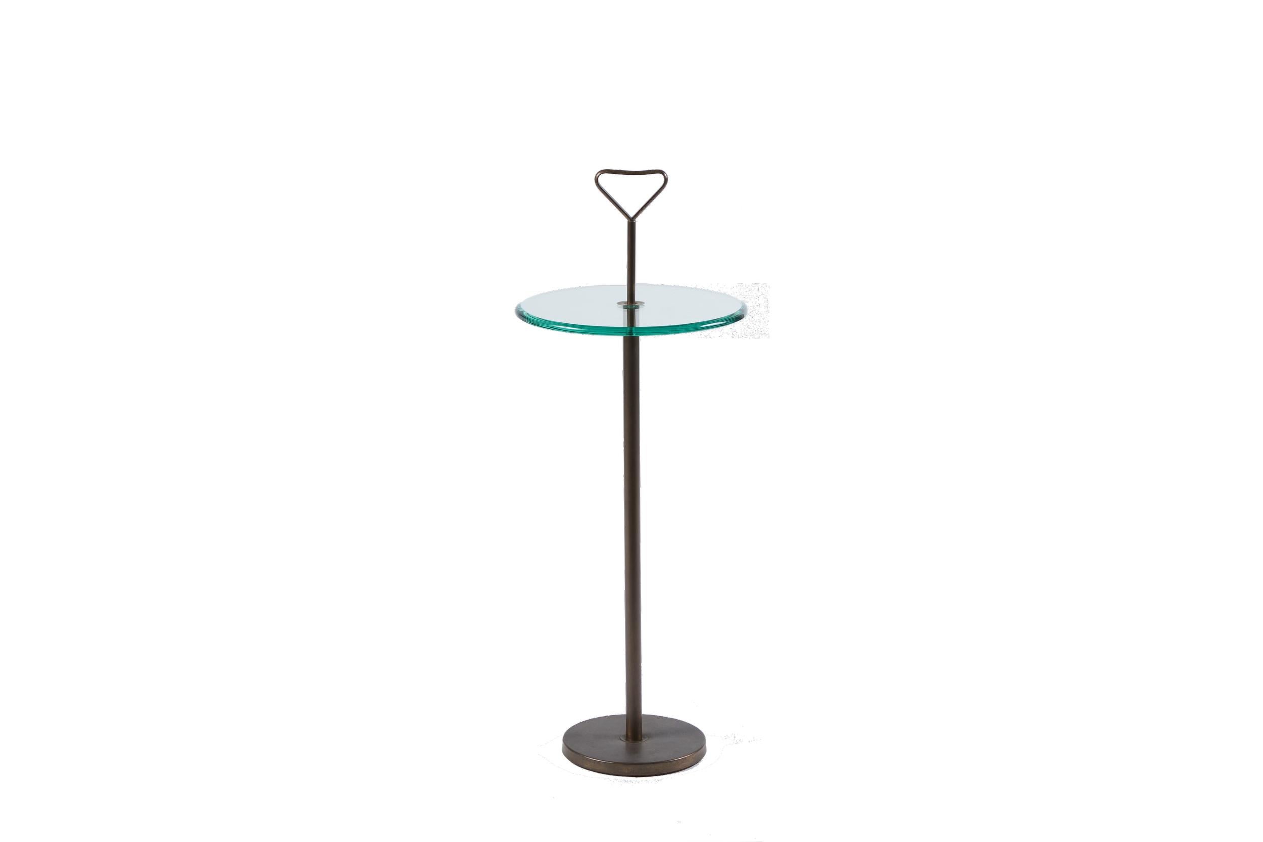 Glass Fontana Arte Side Table by Cesare Lacca