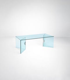 Gianni Celada, Fontana Arte Stunning Merlino crystal dining table, 1969