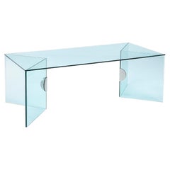 Gianni Celada, Fontana Arte Stunning Merlino crystal dining table, 1969