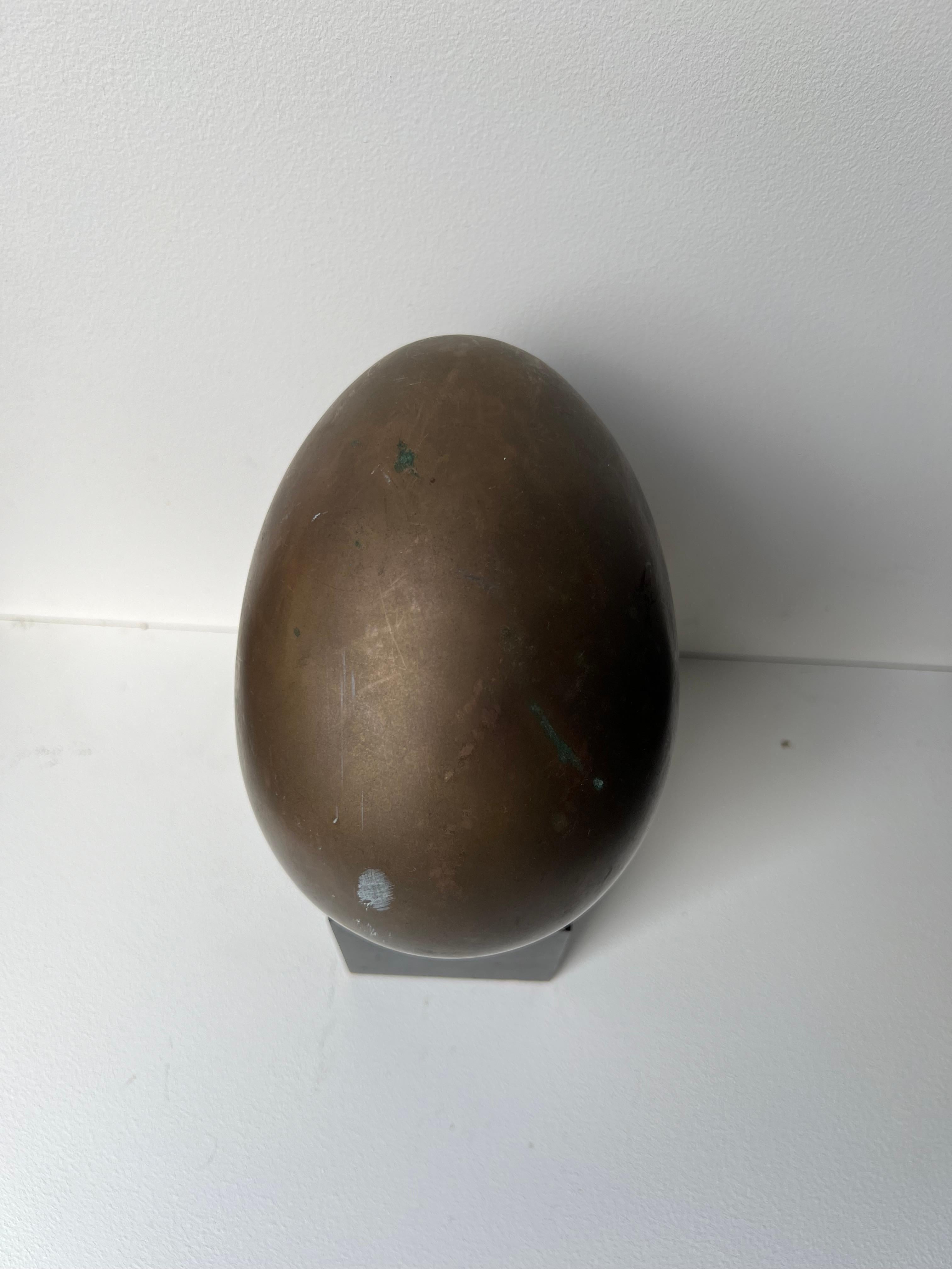 solid brass egg