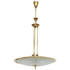 Pietro Chiesa for Fontana Arte ceiling pendant attributed