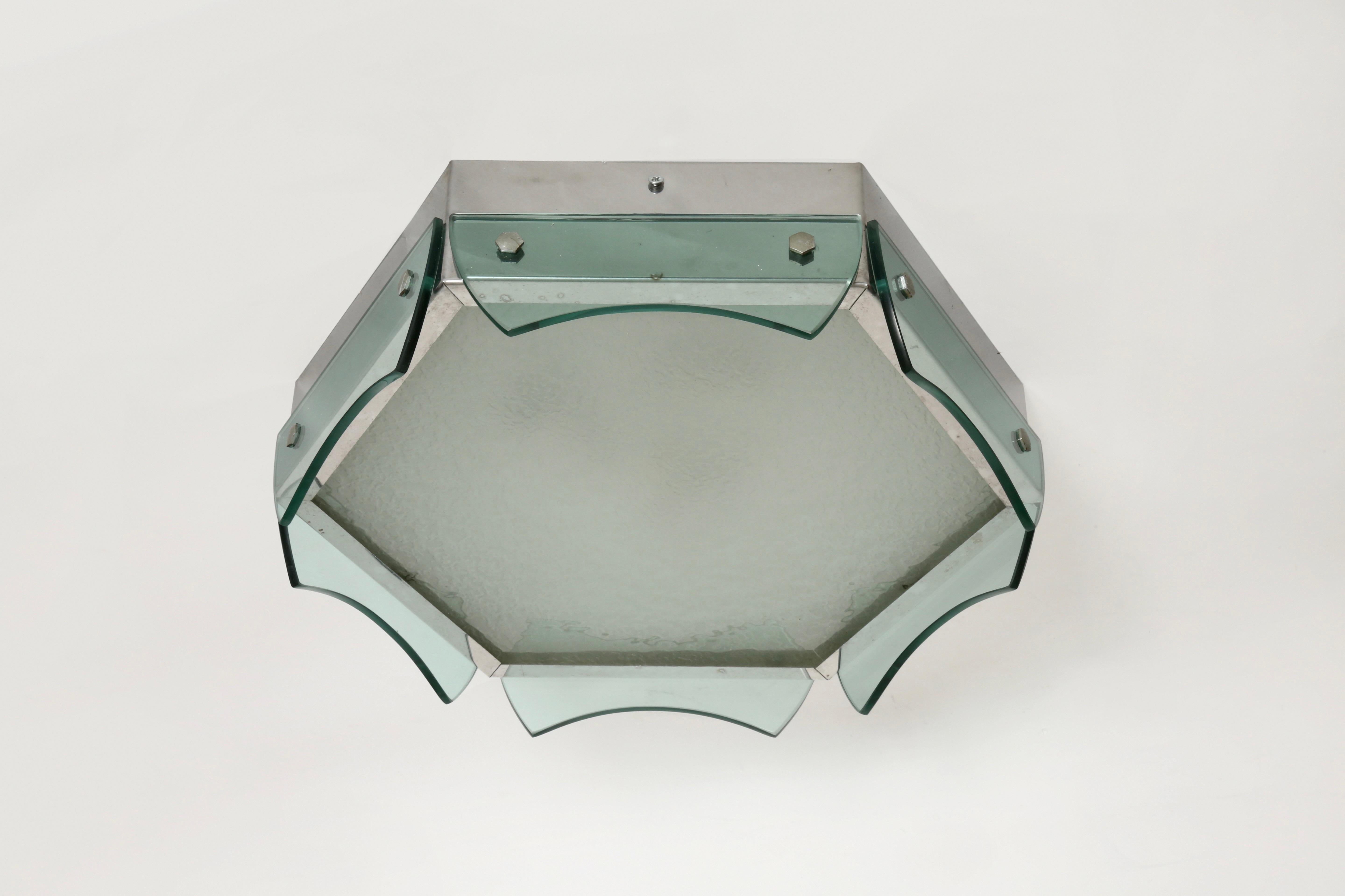 Einbau-Deckenleuchte im Fontana-Arte-Stil von Veca im Angebot 8
