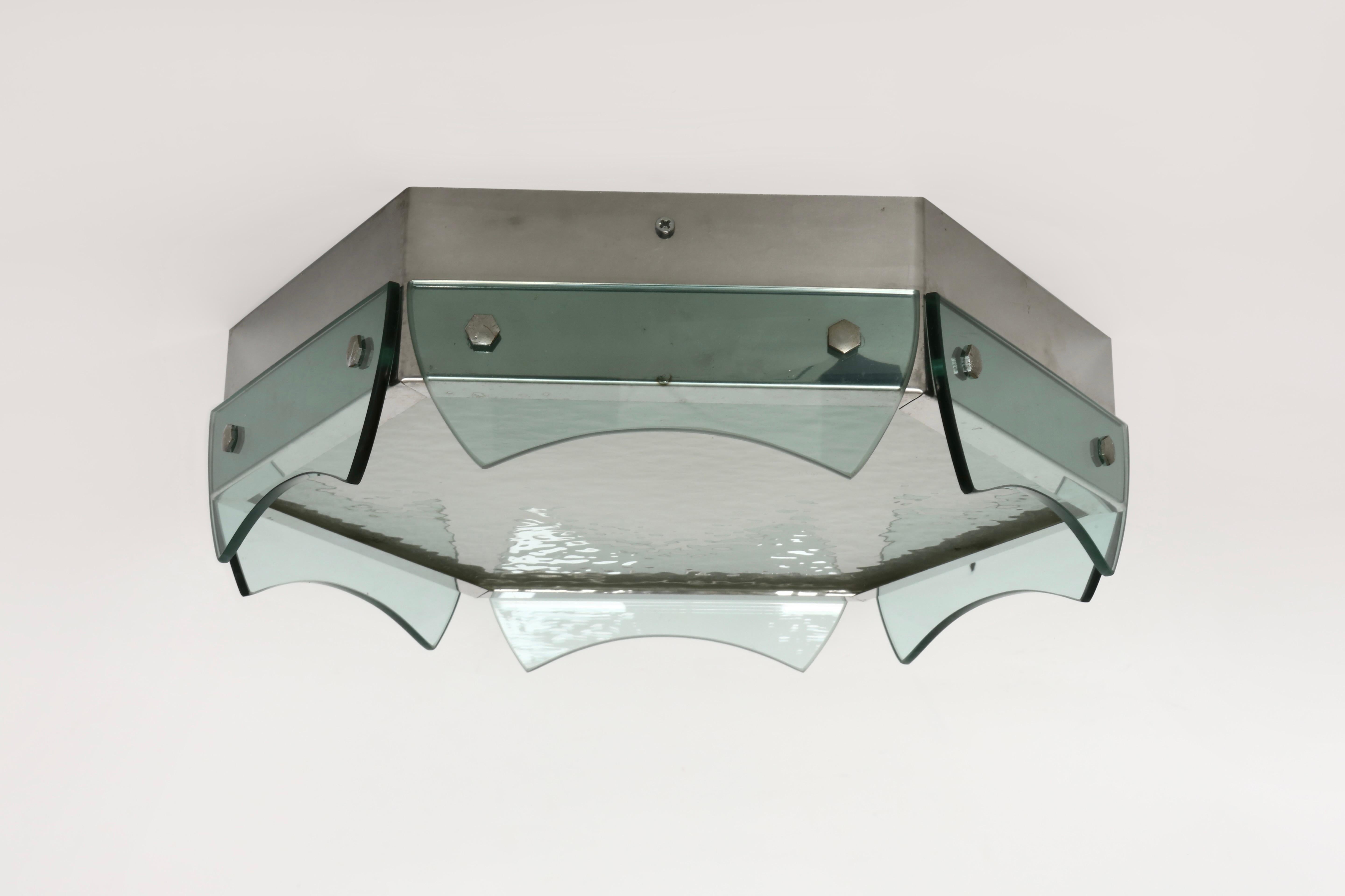 Einbau-Deckenleuchte im Fontana-Arte-Stil von Veca im Angebot 1