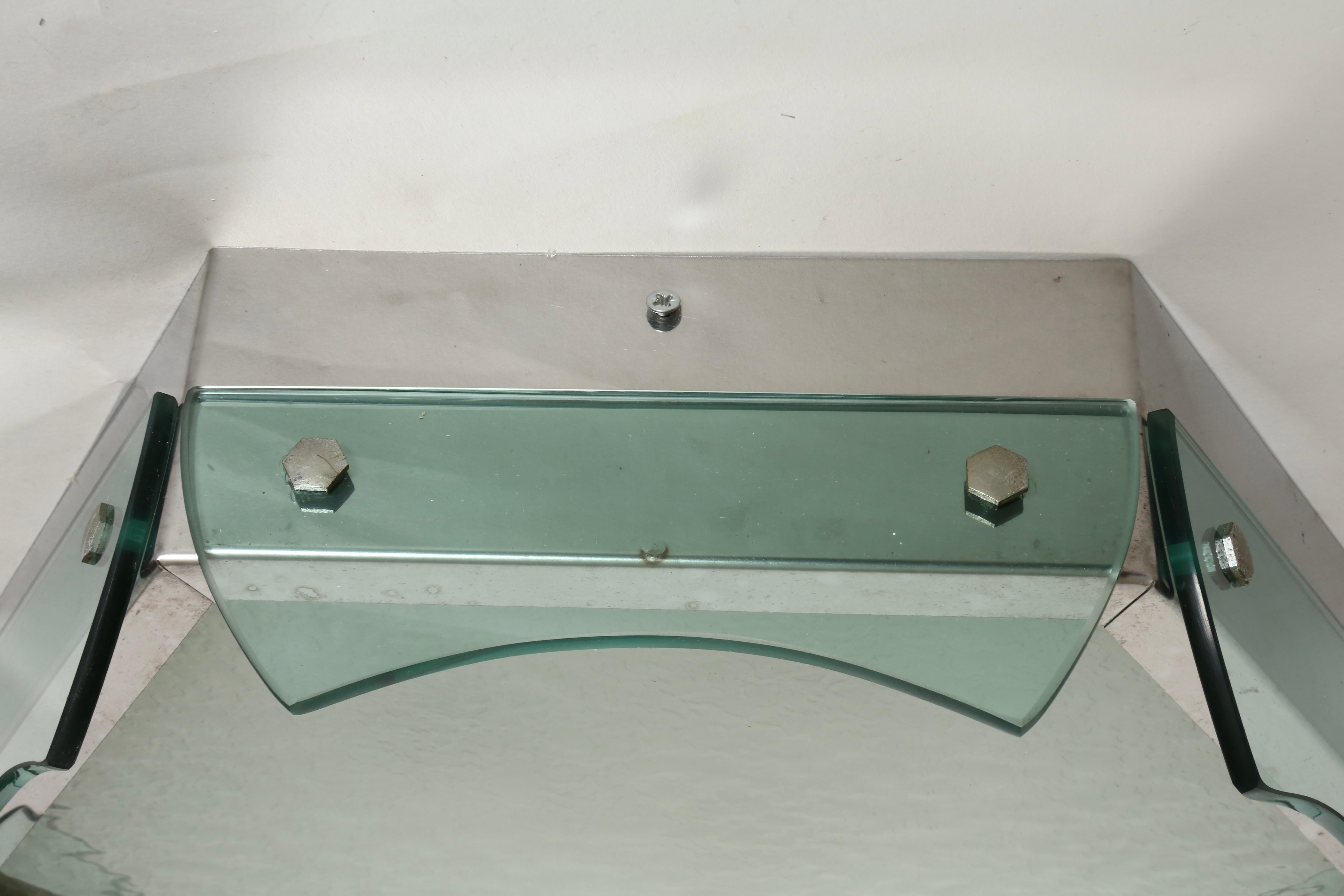 Plafonnier à encastrer de style Fontana Arte par Veca, Italie circa 1970 en vente 5