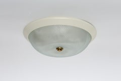 Fontana Arte style flush mount ceiling light, Italy circa 1960s