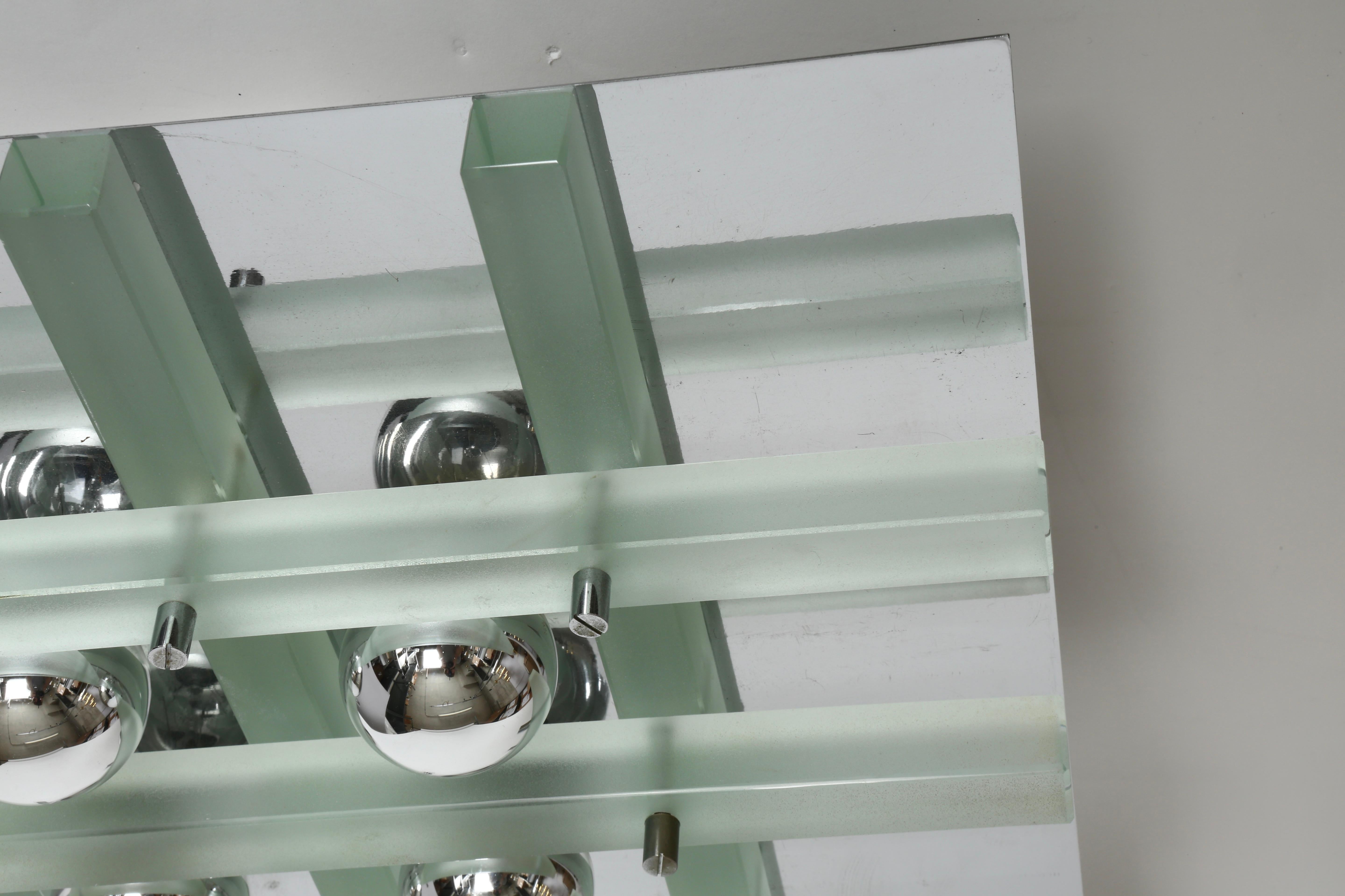 Lampade da soffitto o da parete in vetro di Murano di Poliarte, una coppia in vendita 5