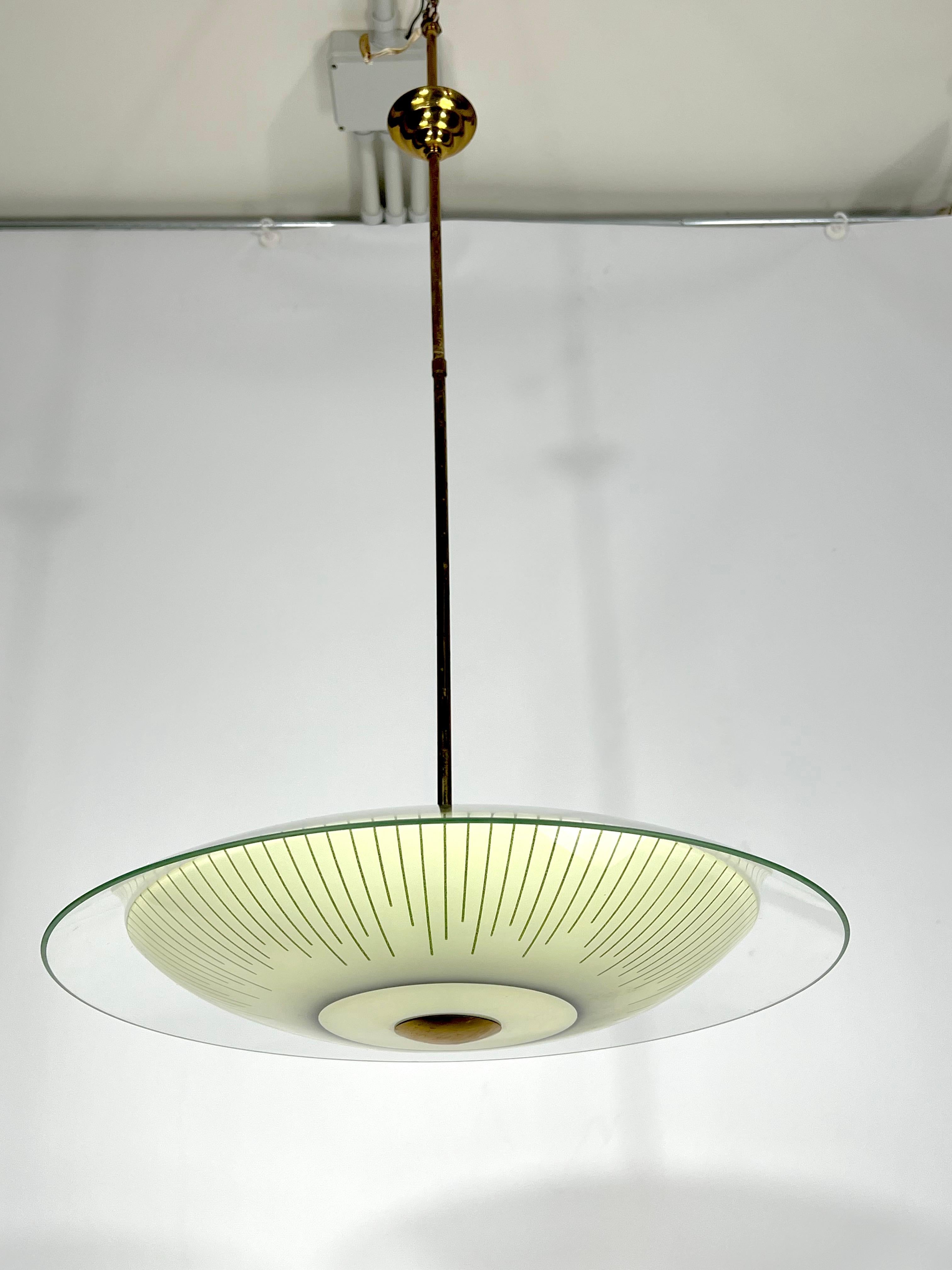 lampadario fontana arte anni 50