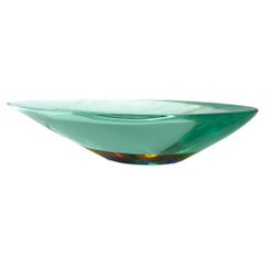 Fontana Arte Submerged Glass Centerpiece or Bowl, Italy 1960s