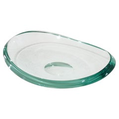 Fontana Arte – Taschenleerer aus grünem Murano-Glas, Nilo, Italien, 1960, Mid-Century