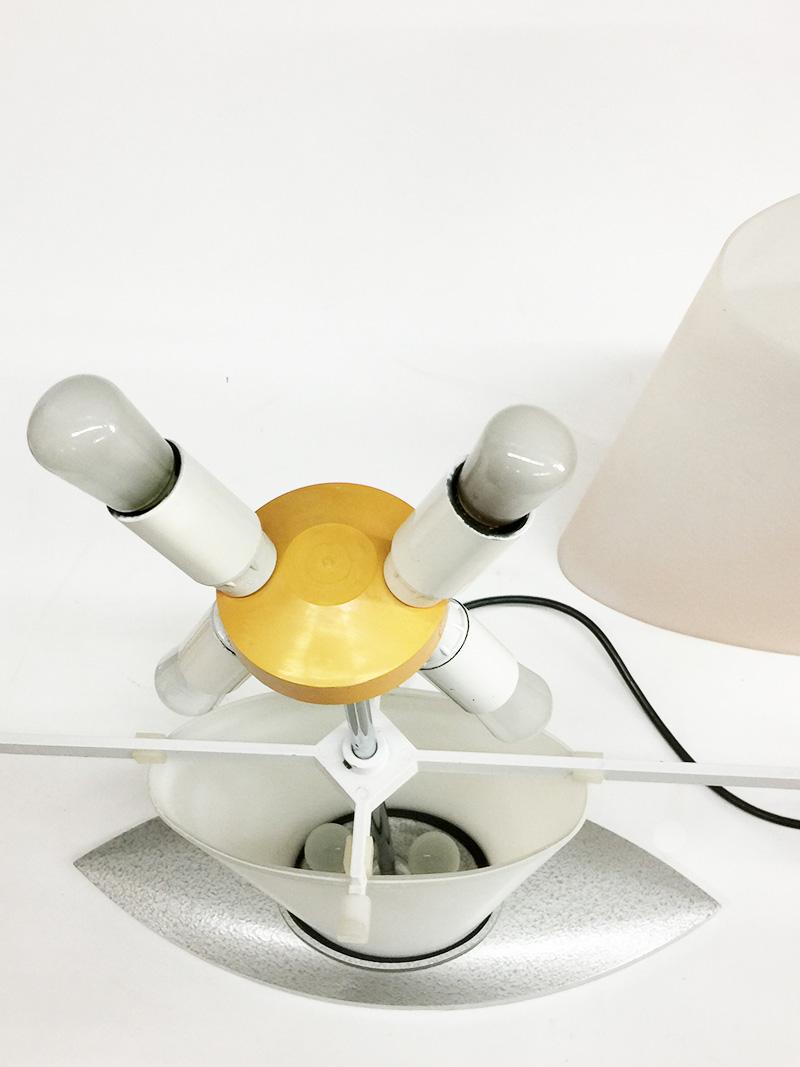 Frosted Table Lamp by Daniela Puppa for Fontana Arte, Italy 1994 For Sale