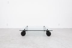 Fontana Arte Tavolo Con Ruote von Gae Aulenti, 1980, Italien