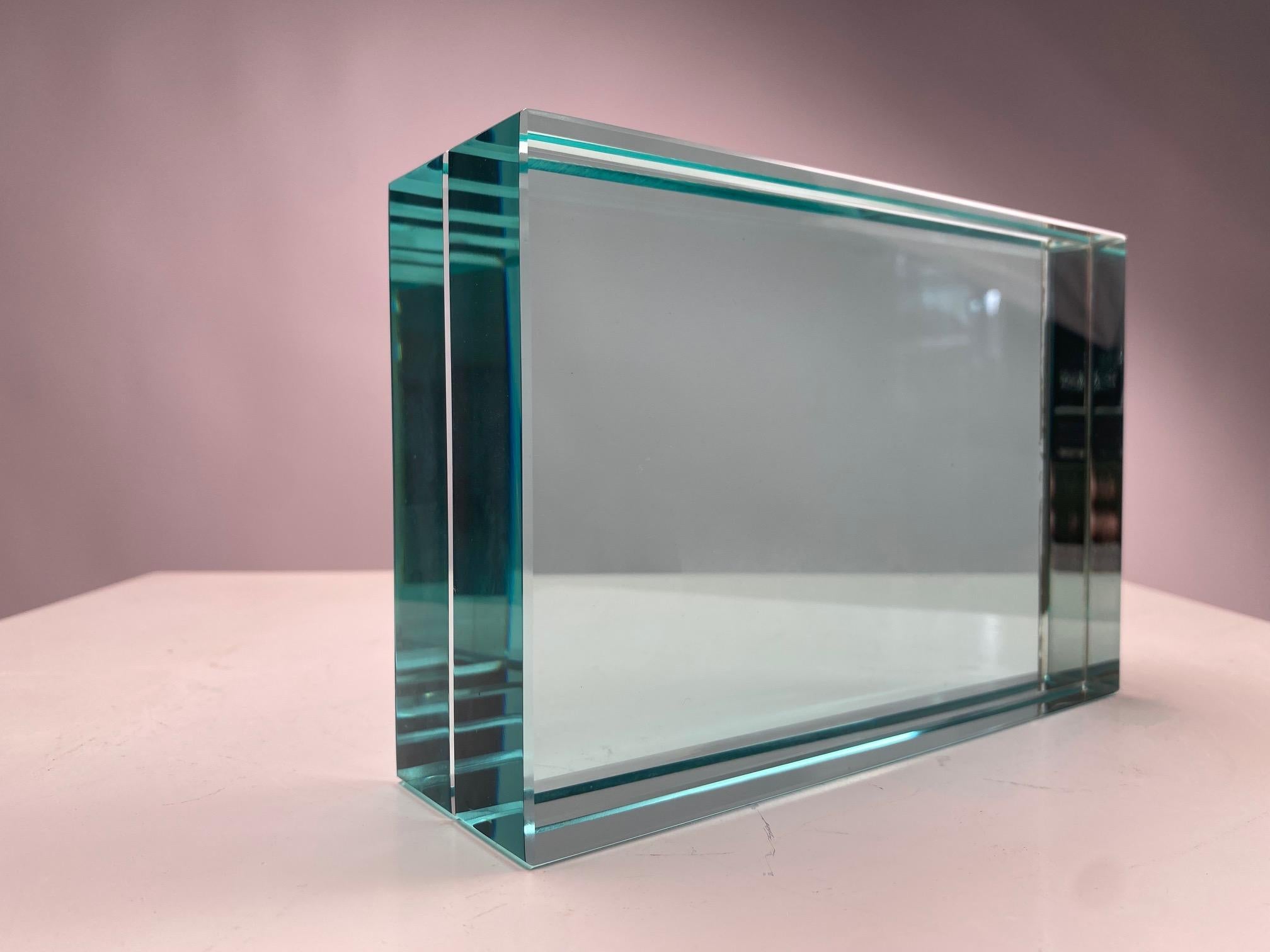 Glass Italian Midcentury Picture Frame by Fontana Arte, 1950s