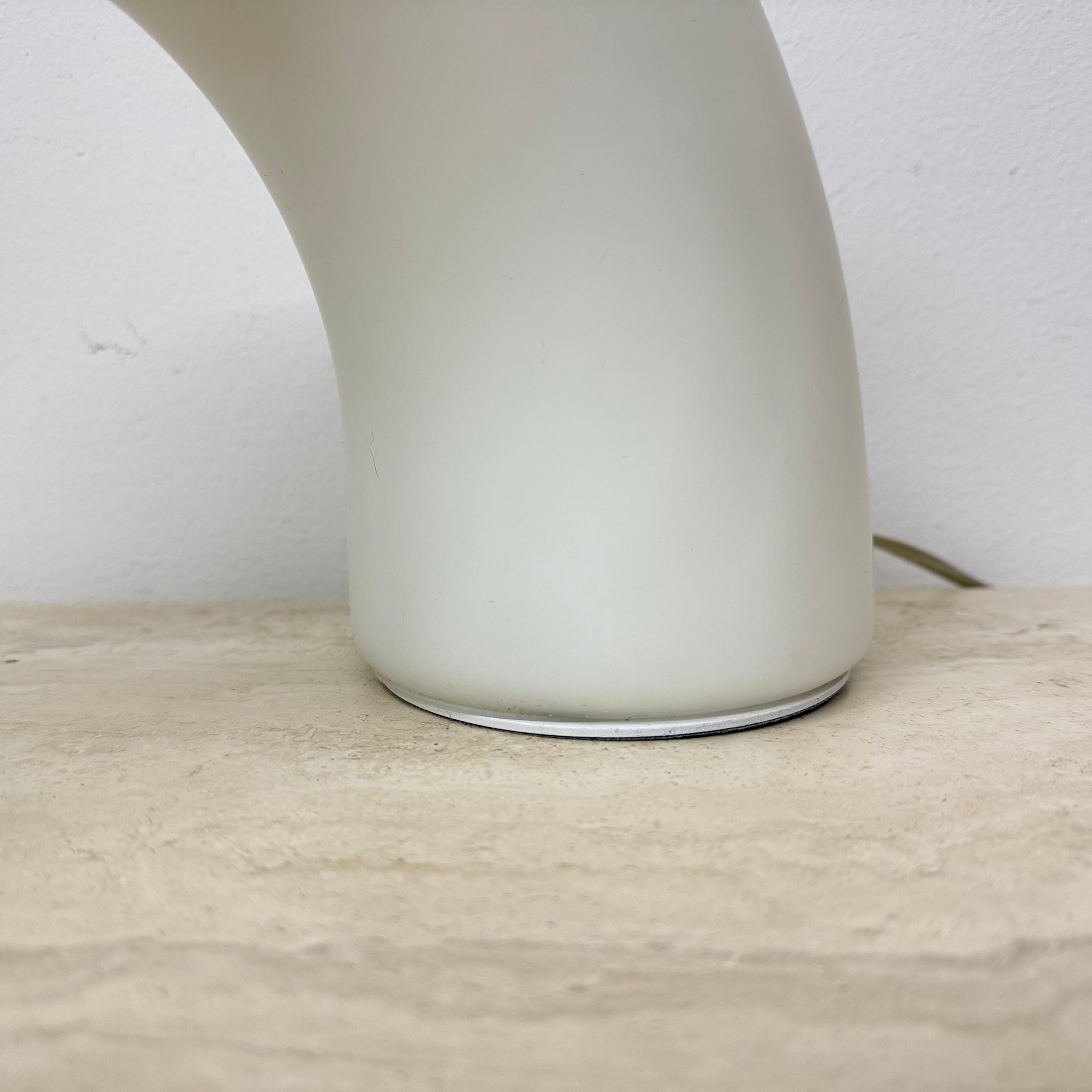 Fontana Arte Thor, lampada da tavolo in vetro, anni '80, Italia in vendita 12