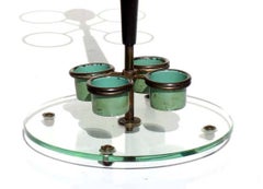 1940 Fontana Arte Portaombrelli Design Italiano in Cristallo e Ottone