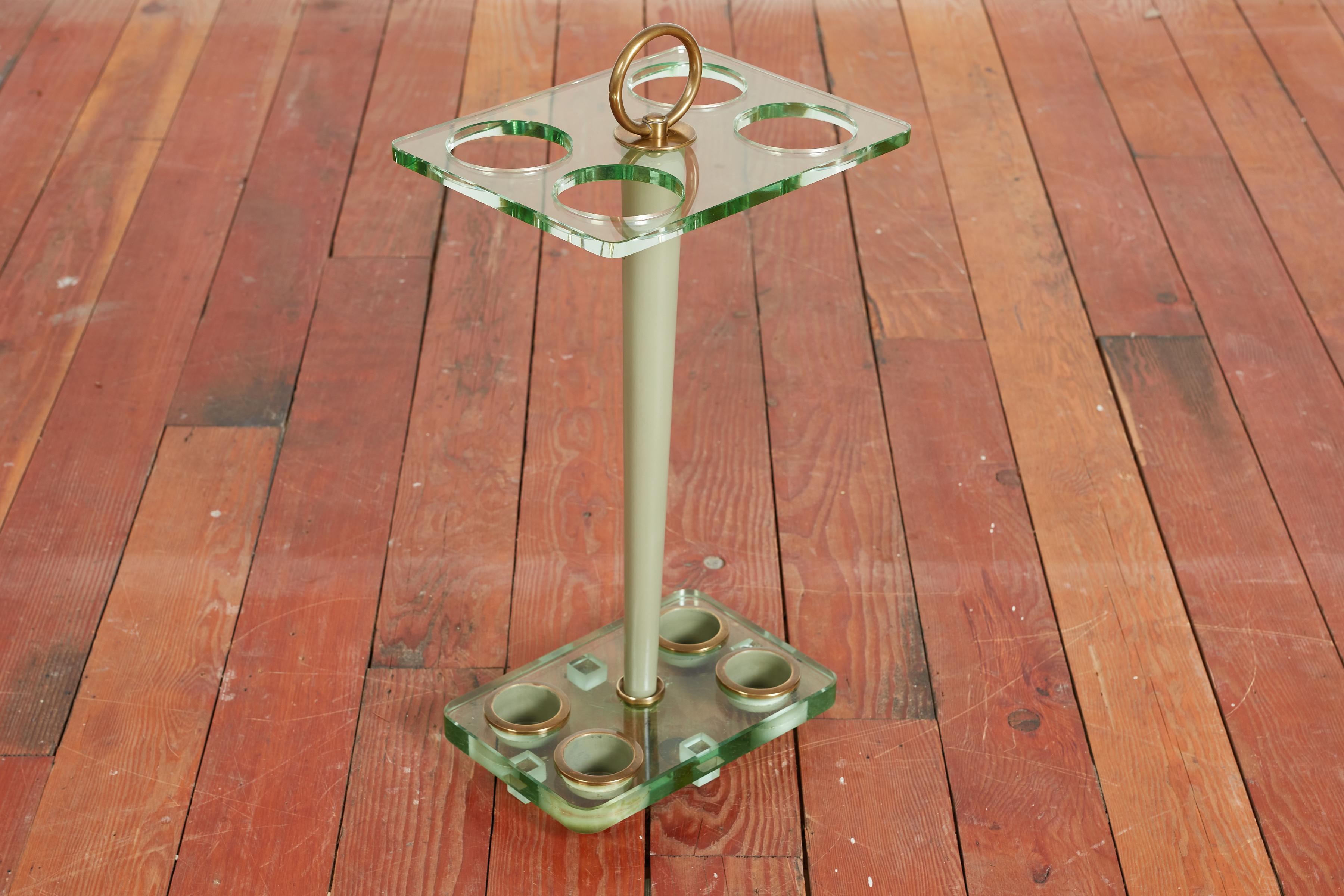 Fontana Arte Umbrella Stand  In Good Condition For Sale In Beverly Hills, CA