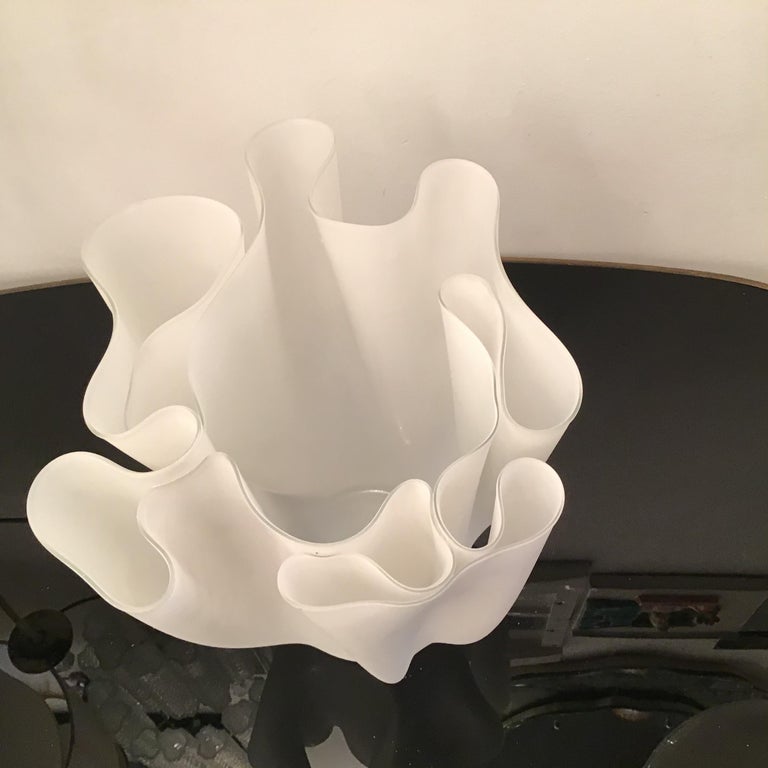 Fontana Arte Vase Glass 1950 Italy For Sale at 1stDibs